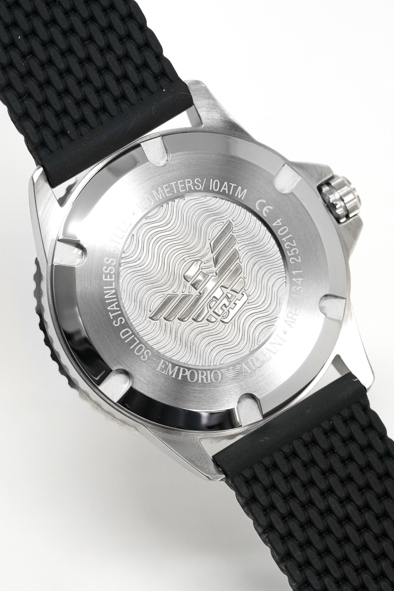 Emporio Armani Men's Diver Watch Steel Silicone AR11341 - Watches & Crystals