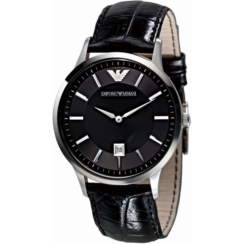 Emporio Armani Men's Renato Watch Black AR2411 - Watches & Crystals