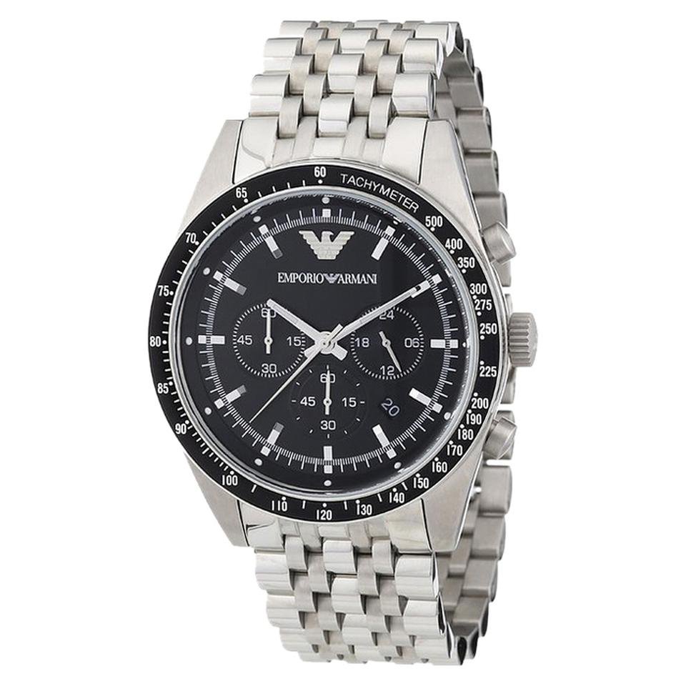 Emporio Armani Men's Tazio Chronograph Watch Steel AR5988 - Watches & Crystals