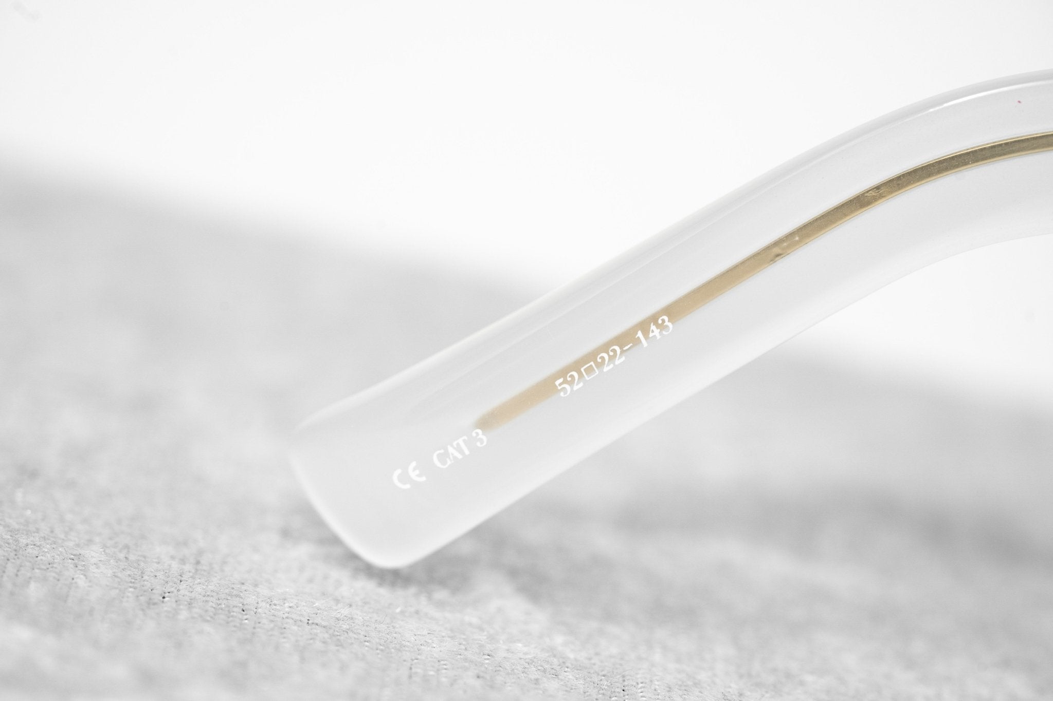 Erdem Sunglasses Cat Eye Transparent White and Grey-GR8 Sunglasses