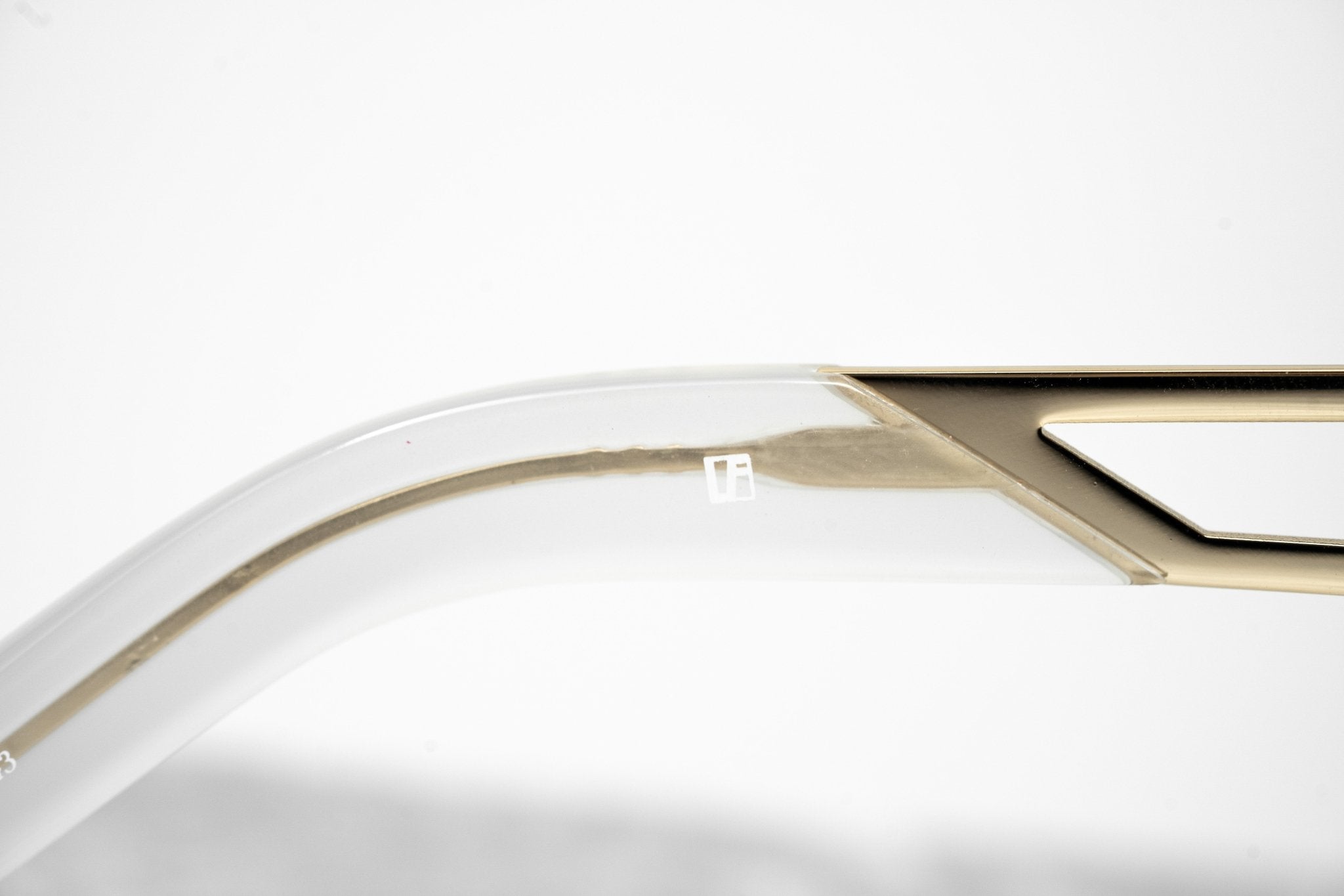 Erdem Sunglasses Cat Eye Transparent White and Grey-GR8 Sunglasses