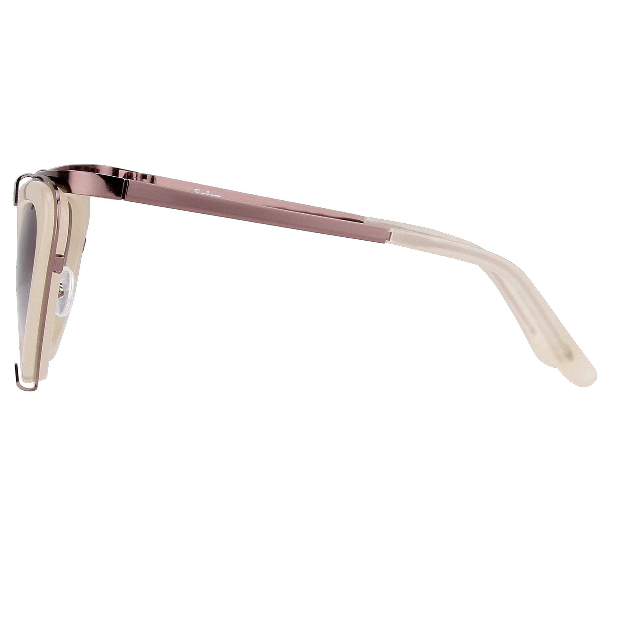 Erdem Ladies Sunglasses Cat Eye Beige and Grey EDM3C2SUN-GR8 Sunglasses