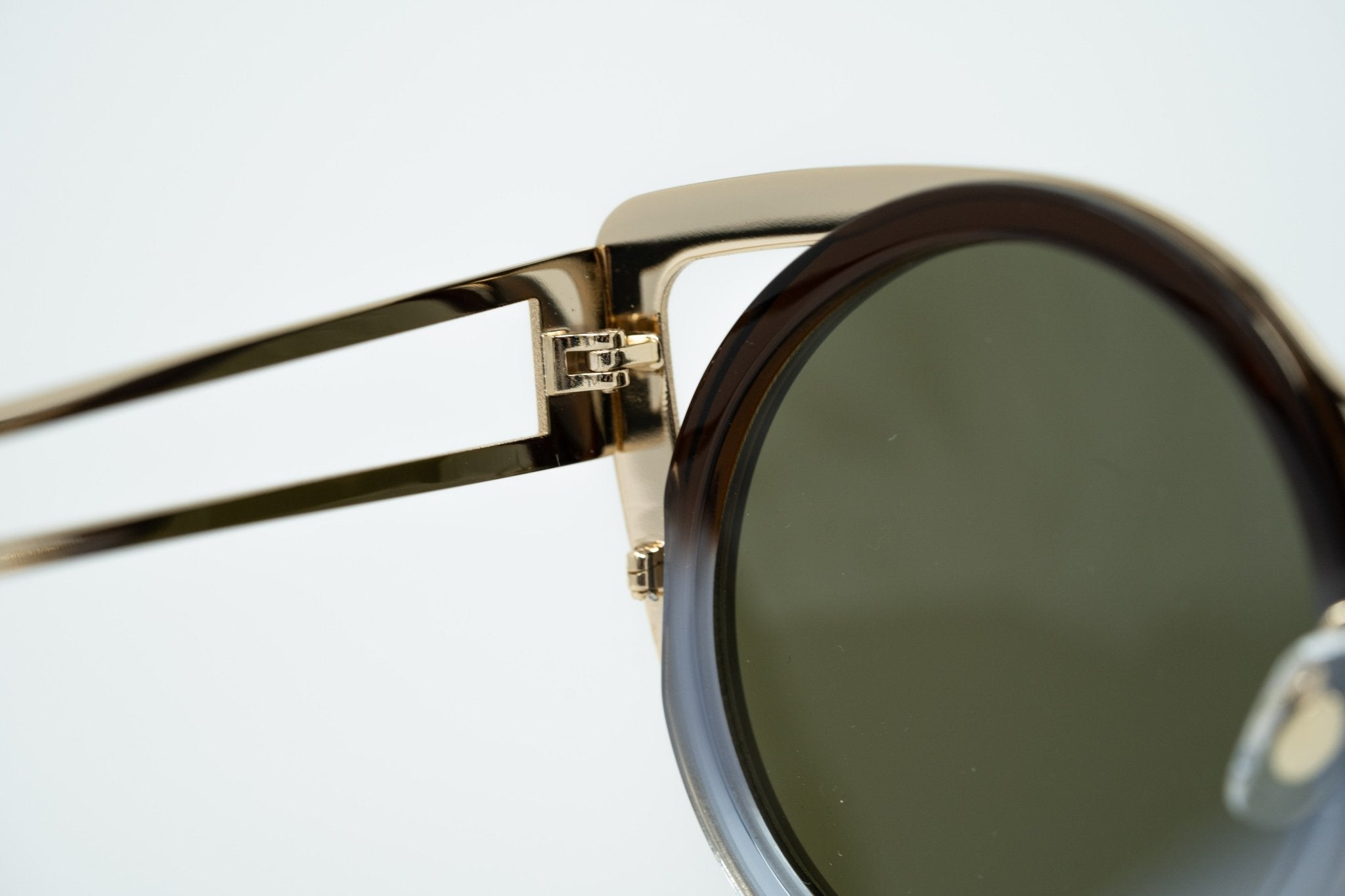 Erdem Sunglasses Cat Eye Gold and Brown-GR8 Sunglasses