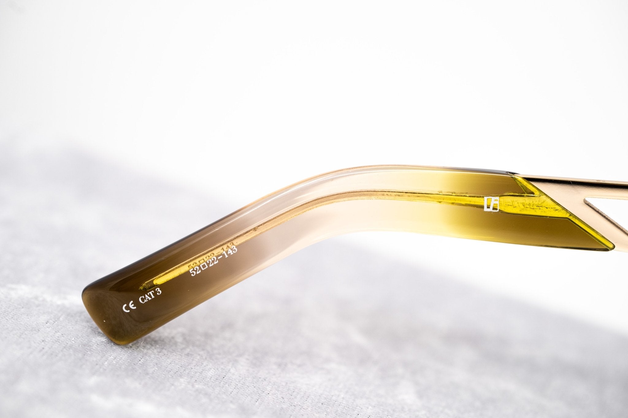 Erdem Ladies Sunglasses Cat Eye Light Gold and Brown EDM4C11SUN-GR8 Sunglasses