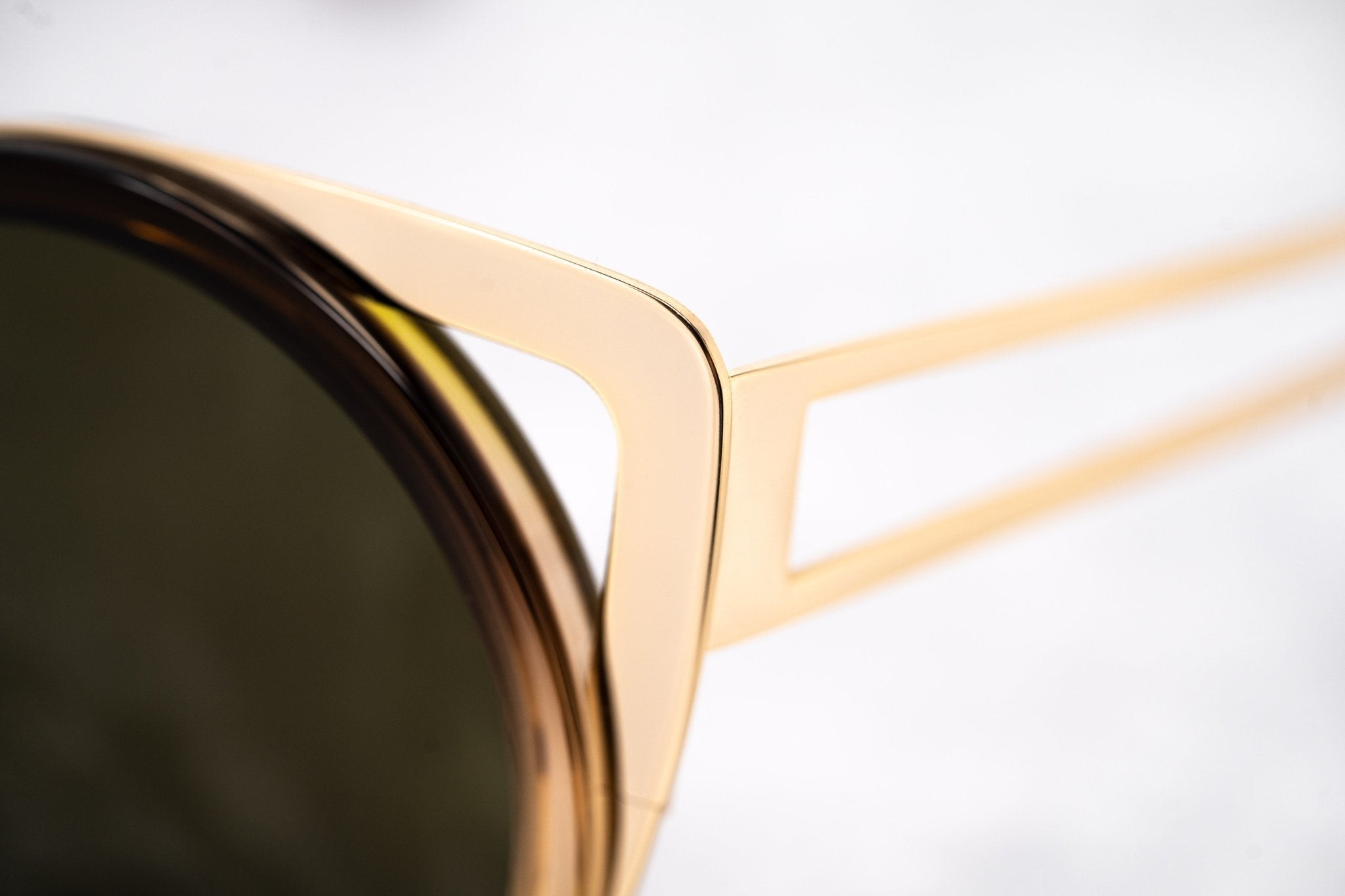 Erdem Ladies Sunglasses Cat Eye Light Gold and Brown EDM4C11SUN-GR8 Sunglasses