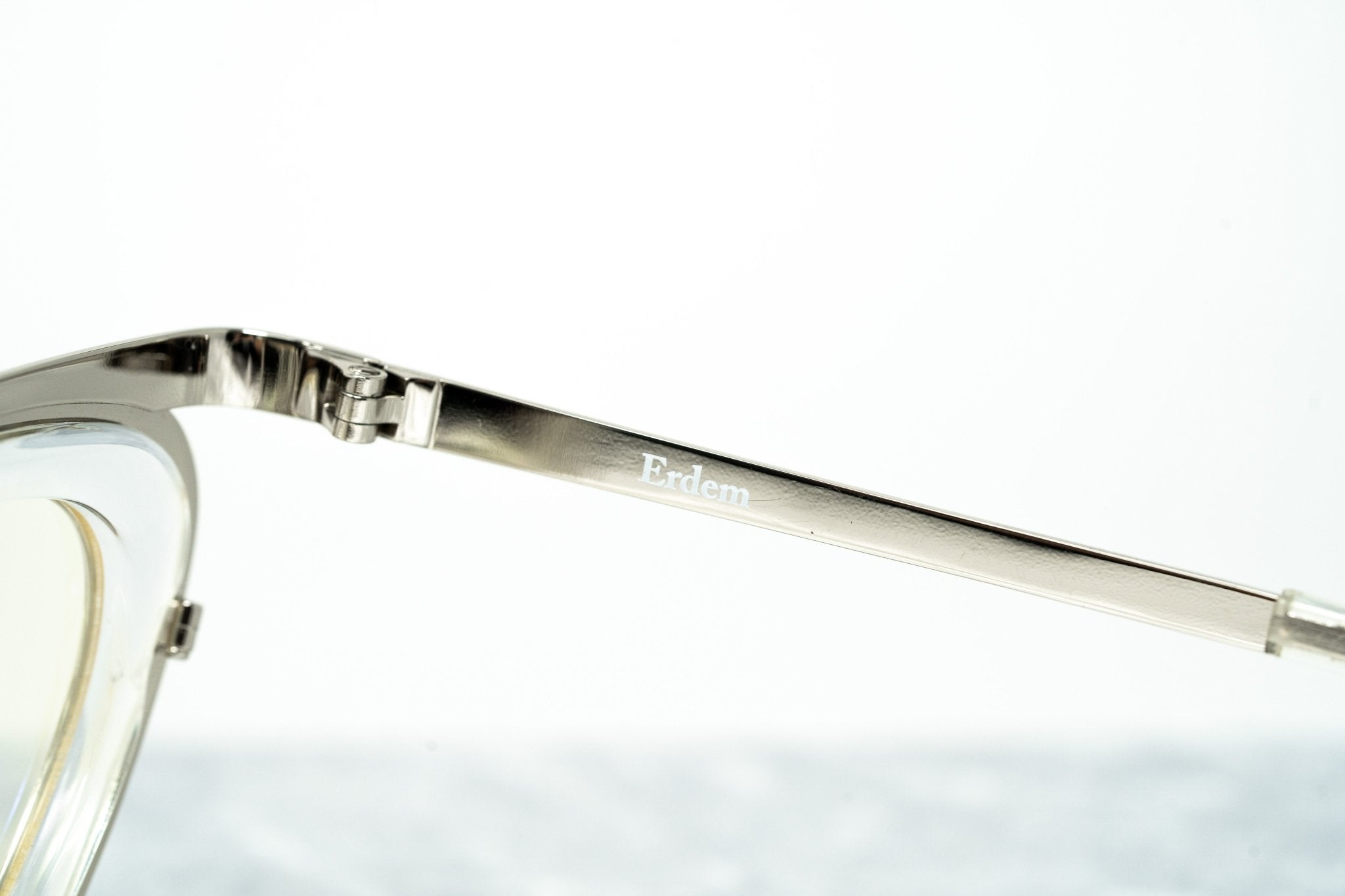 Erdem Sunglasses Cat Eye Clear and Silver-GR8 Sunglasses