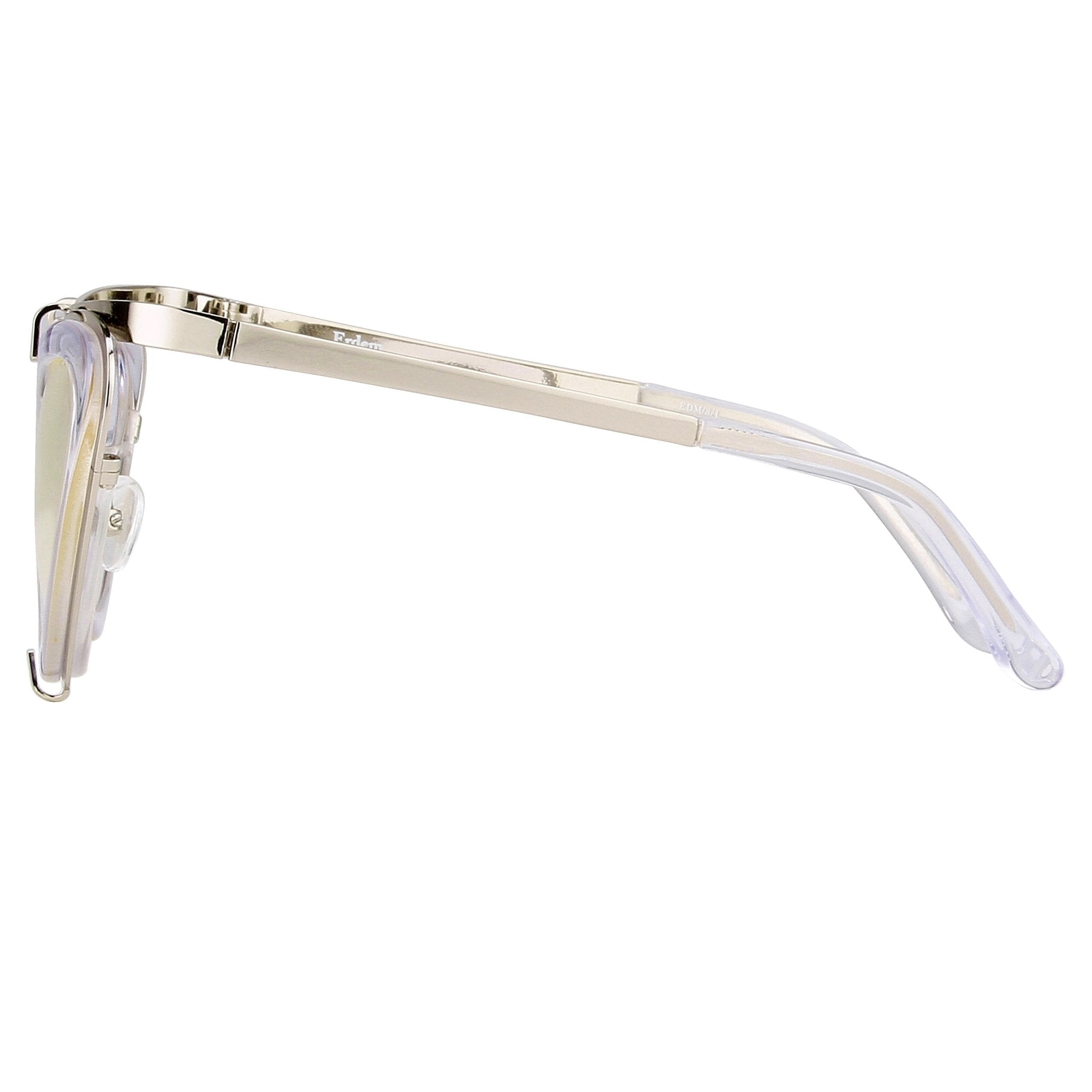 Erdem Sunglasses Cat Eye Clear and Silver-GR8 Sunglasses
