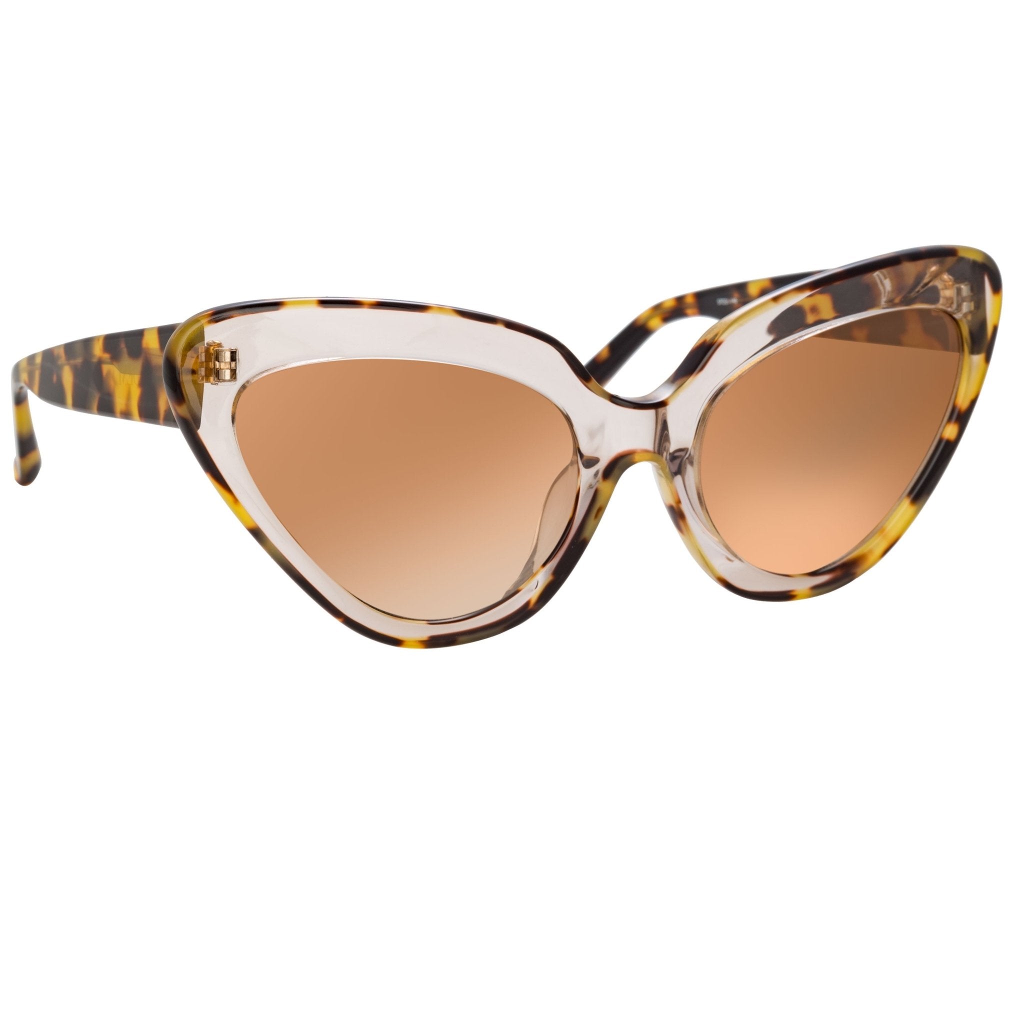 Erdem Ladies Sunglasses Cat Eye Tortoiseshell and Brown EDM29C1SUN-GR8 Sunglasses
