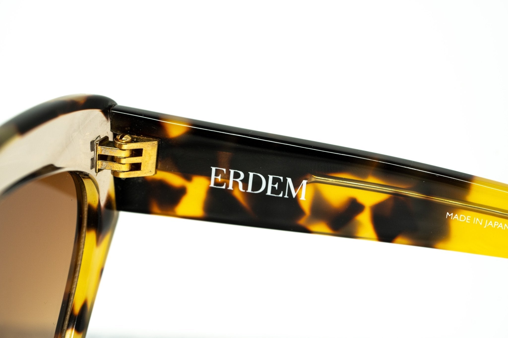 Erdem Ladies Sunglasses Cat Eye Tortoiseshell and Brown EDM29C1SUN-GR8 Sunglasses