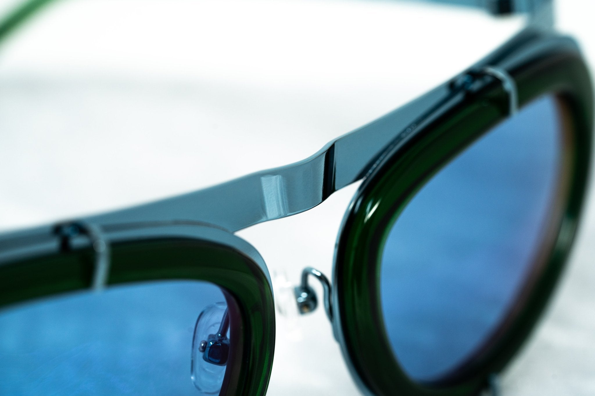 Erdem Sunglasses Cat Eye Green and Blue-GR8 Sunglasses