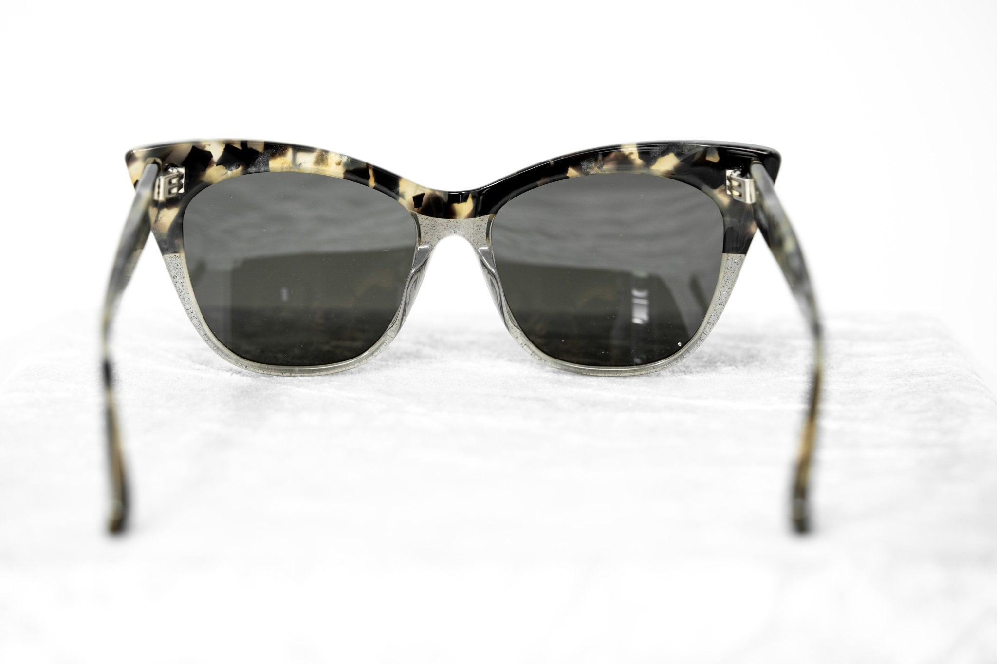 Erdem Ladies Sunglasses Cat Eye Marble and Grey EDM22C3SUN-GR8 Sunglasses