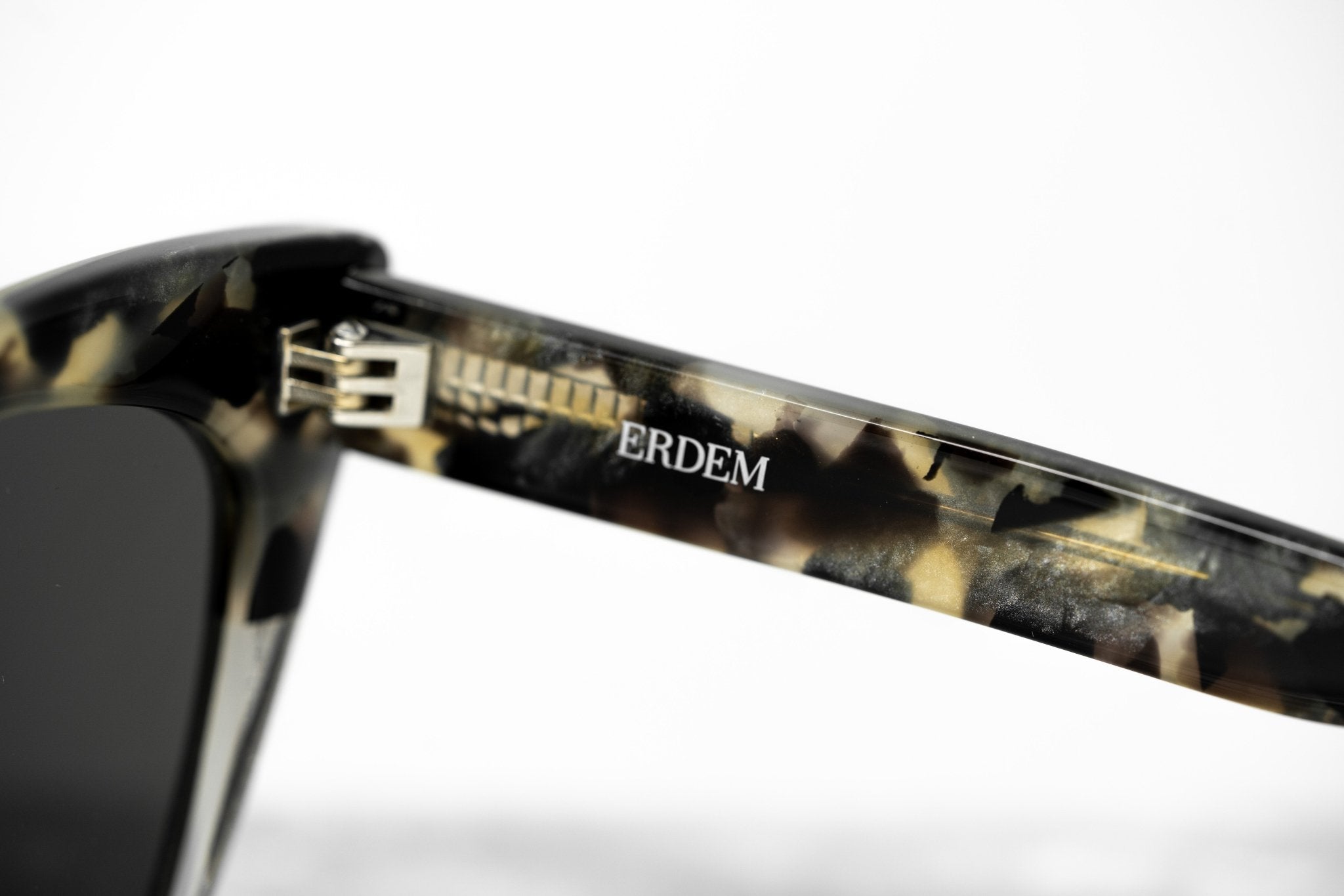 Erdem Ladies Sunglasses Cat Eye Marble and Grey EDM22C3SUN-GR8 Sunglasses