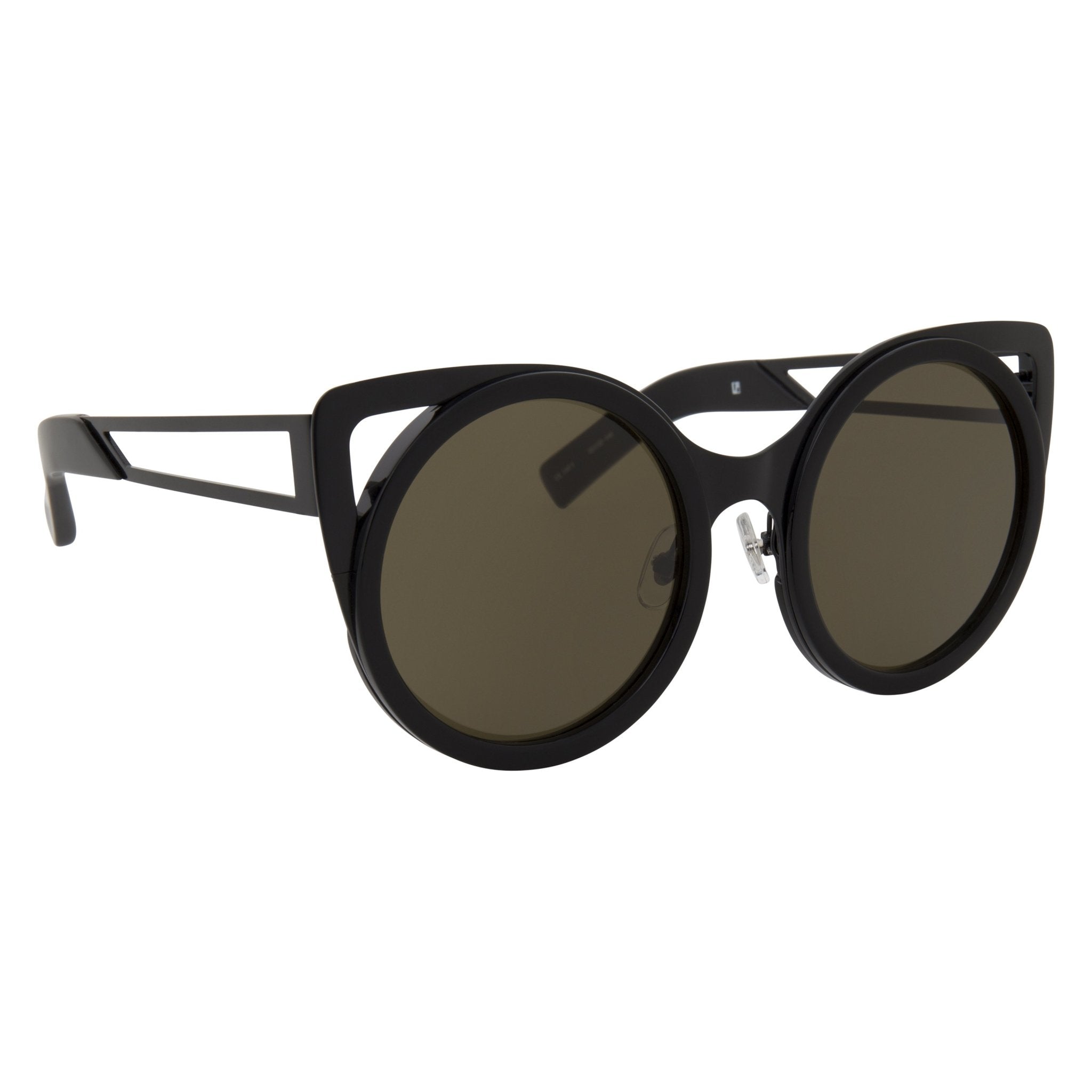 Erdem Sunglasses Cat Eye Black and Grey-GR8 Sunglasses
