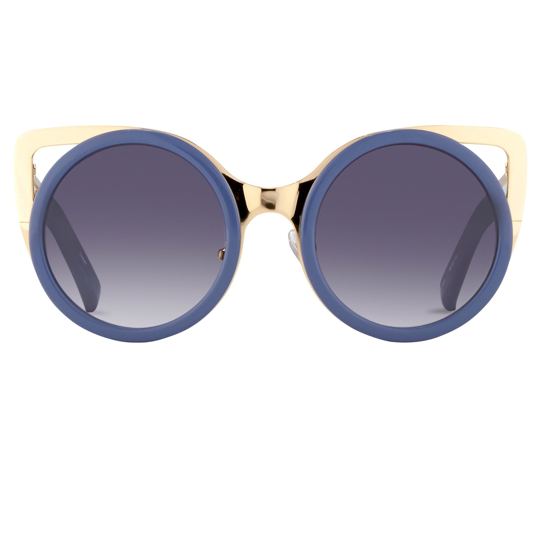 Erdem Sunglasses Cat Eye Slate Blue and Grey-GR8 Sunglasses