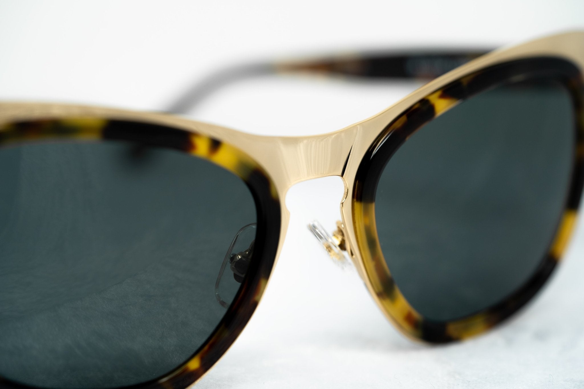 Erdem Ladies Sunglasses Cat Eye Gold Tortoise Shell and Grey EDM17C2SUN-GR8 Sunglasses