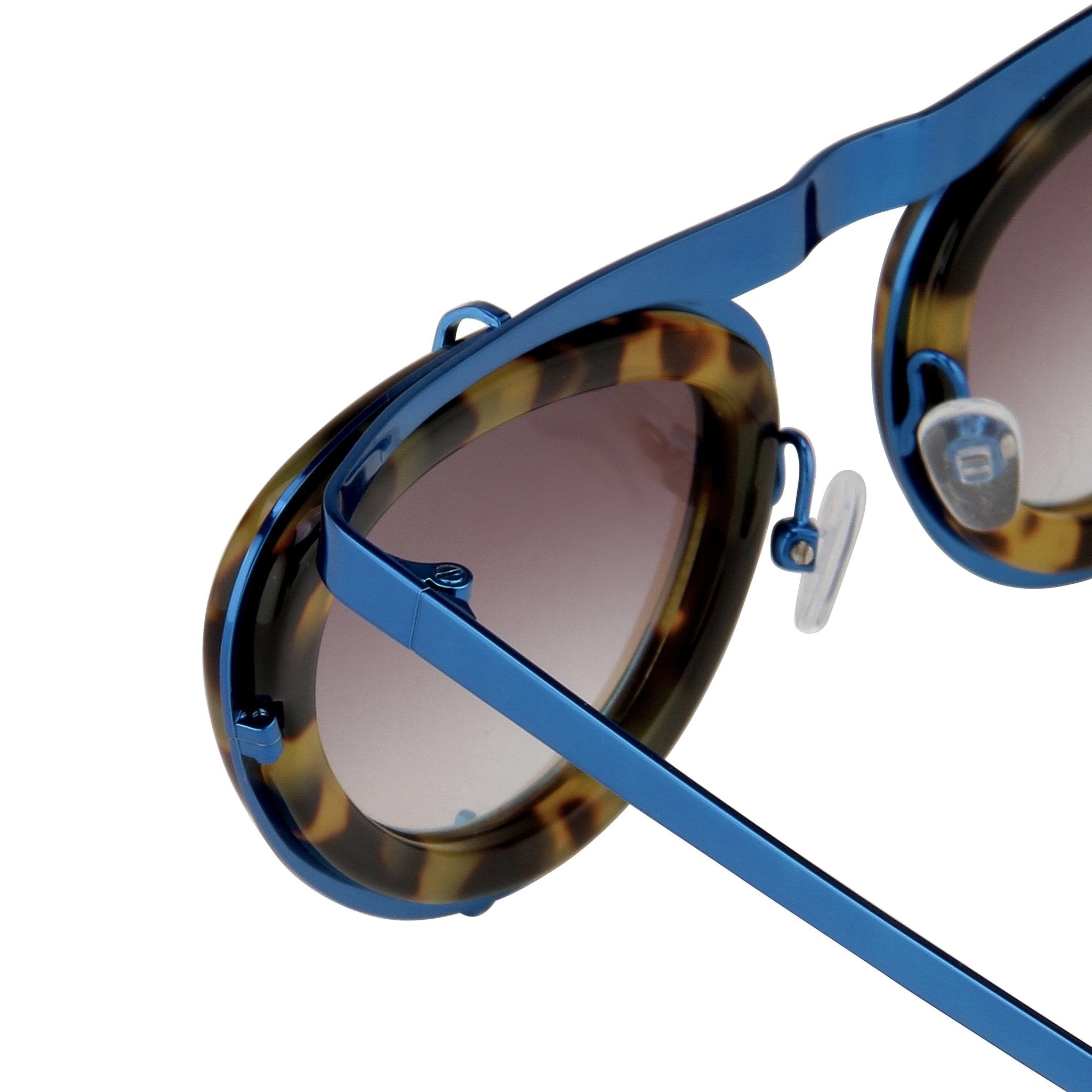 Erdem Sunglasses Cat Eye Tortoise Shell and Blue-GR8 Sunglasses