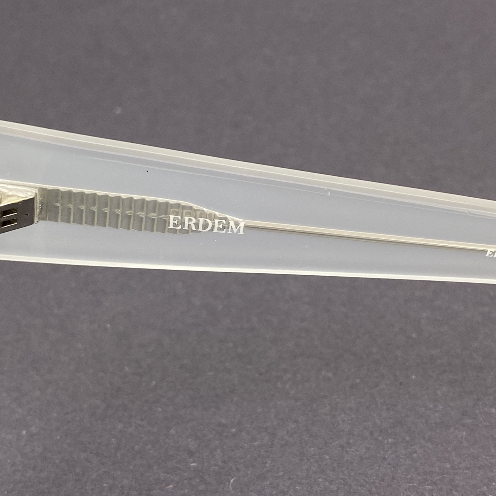 Erdem Sunglasses Cat Eye Ivory and Green/Blue-GR8 Sunglasses