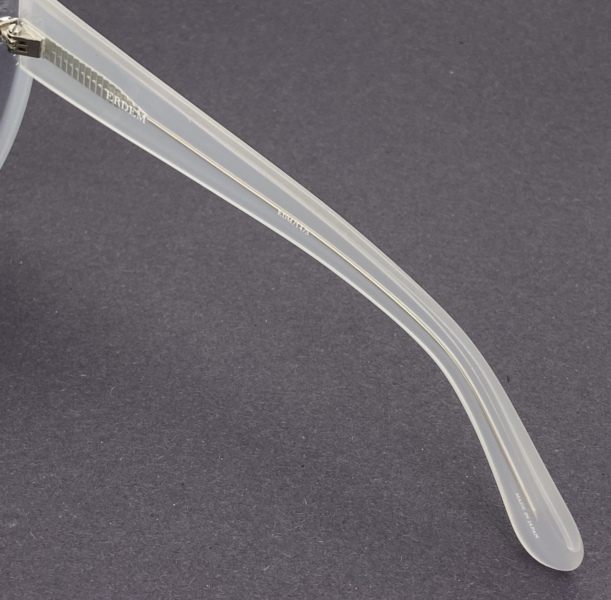 Erdem Sunglasses Cat Eye Ivory and Green/Blue-GR8 Sunglasses