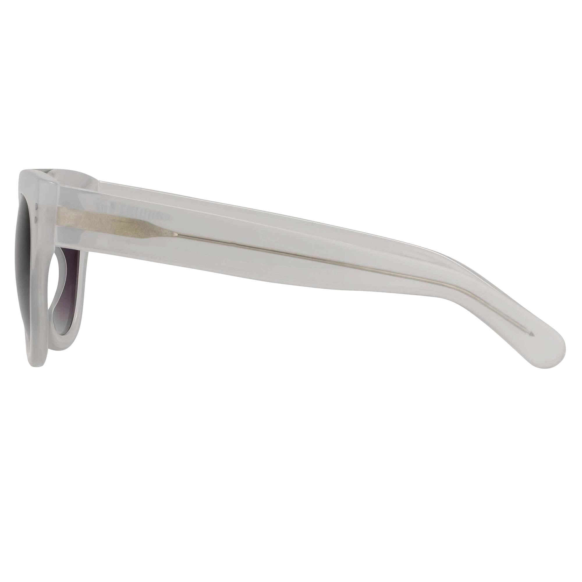 Erdem Sunglasses D-Frame White and Grey-GR8 Sunglasses