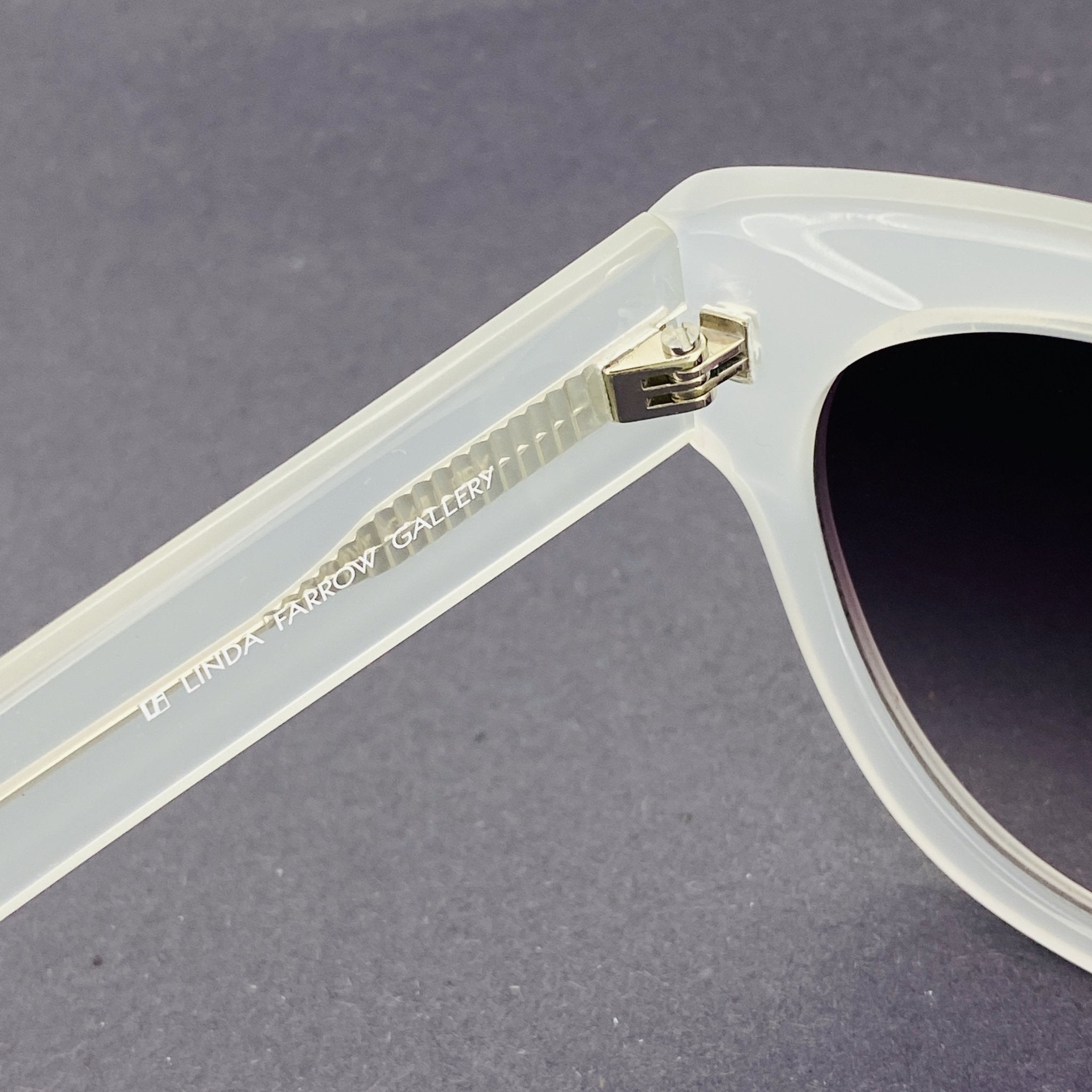 Erdem Sunglasses D-Frame White and Grey-GR8 Sunglasses