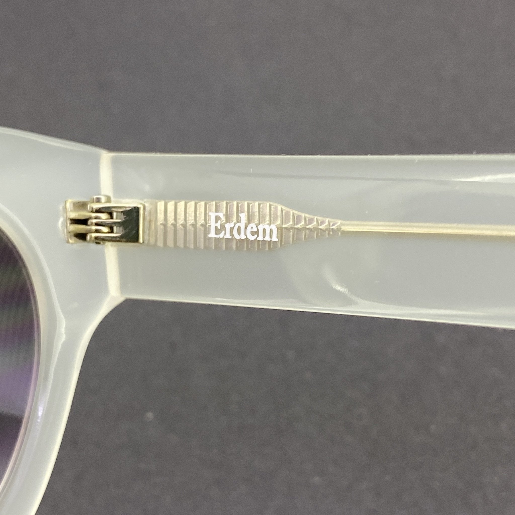 Erdem Sunglasses D-Frame White and Grey-GR8 Sunglasses