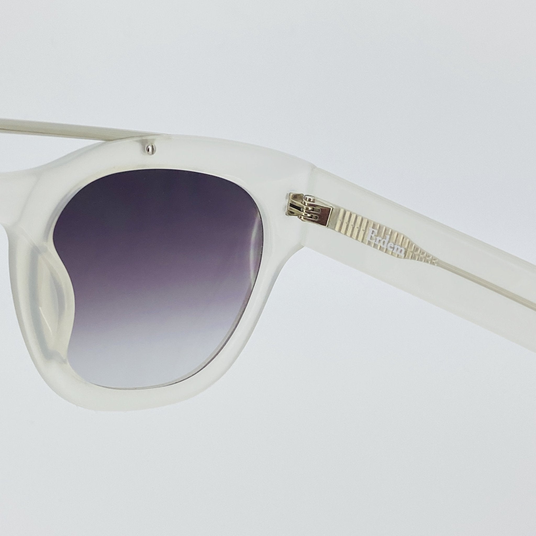 Erdem Sunglasses D-Frame White and Grey-GR8 Sunglasses