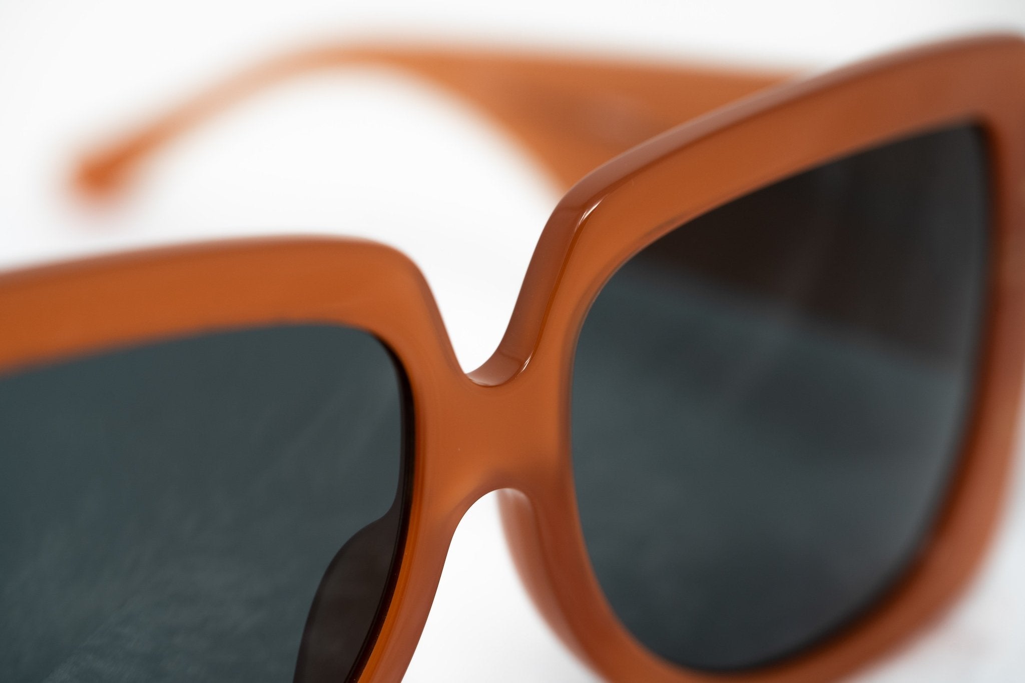 Erdem Ladies Sunglasses Oversized Burnt Orange and Grey-GR8 Sunglasses