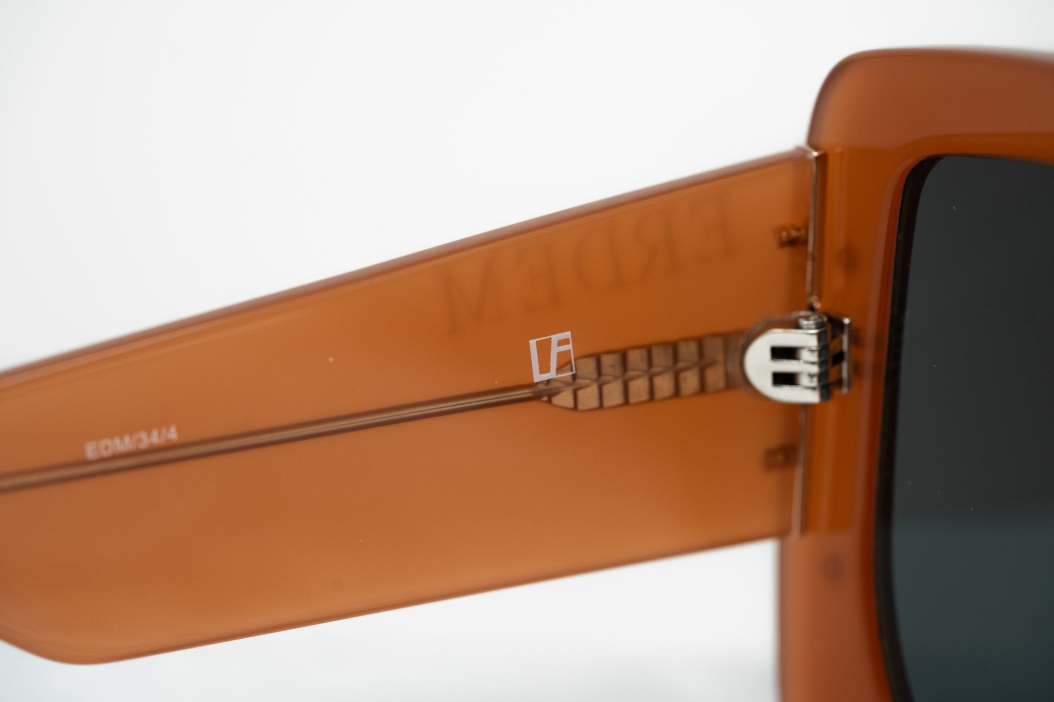 Erdem Ladies Sunglasses Oversized Burnt Orange and Grey-GR8 Sunglasses