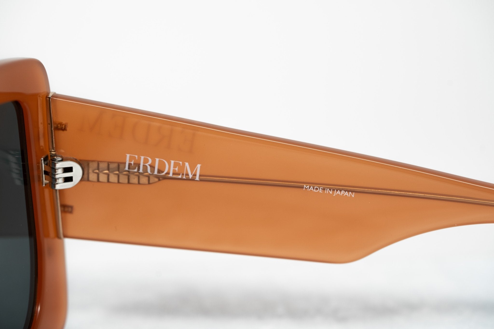 Erdem Ladies Sunglasses Oversized Burnt Orange and Grey-GR8 Sunglasses