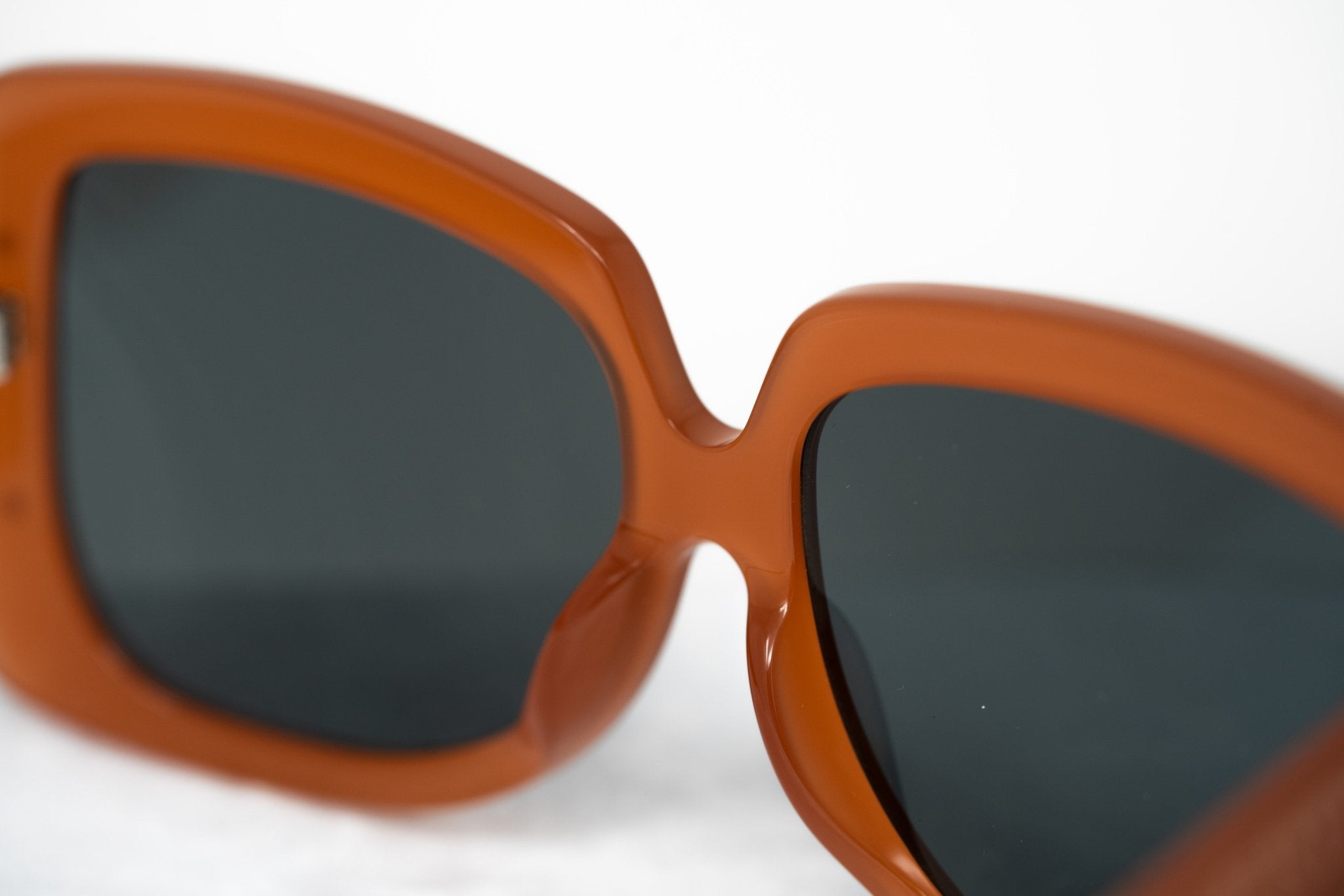 Erdem Ladies Sunglasses Oversized Burnt Orange and Grey-GR8 Sunglasses