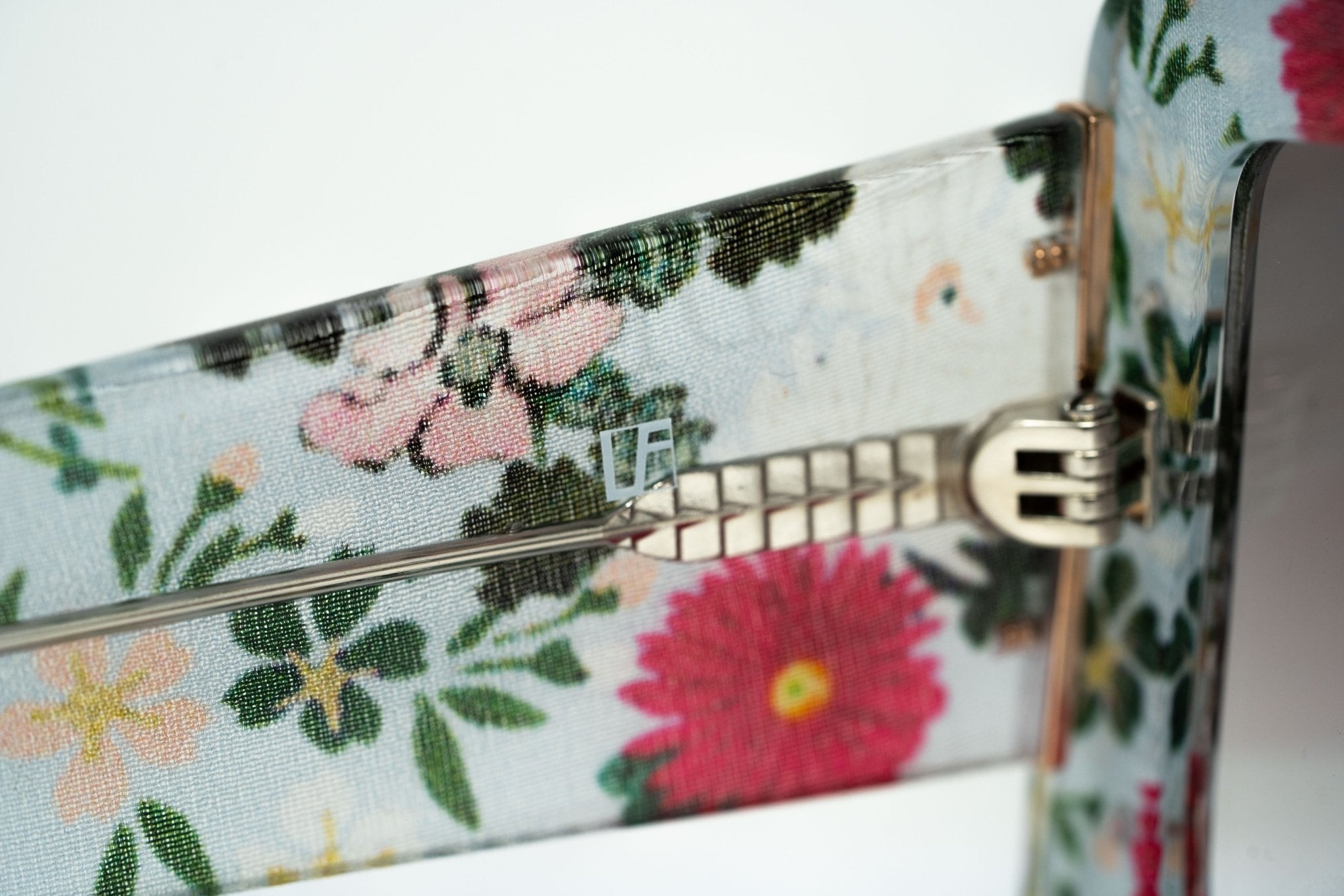 Erdem Sunglasses Oversized Floral and Grey-GR8 Sunglasses