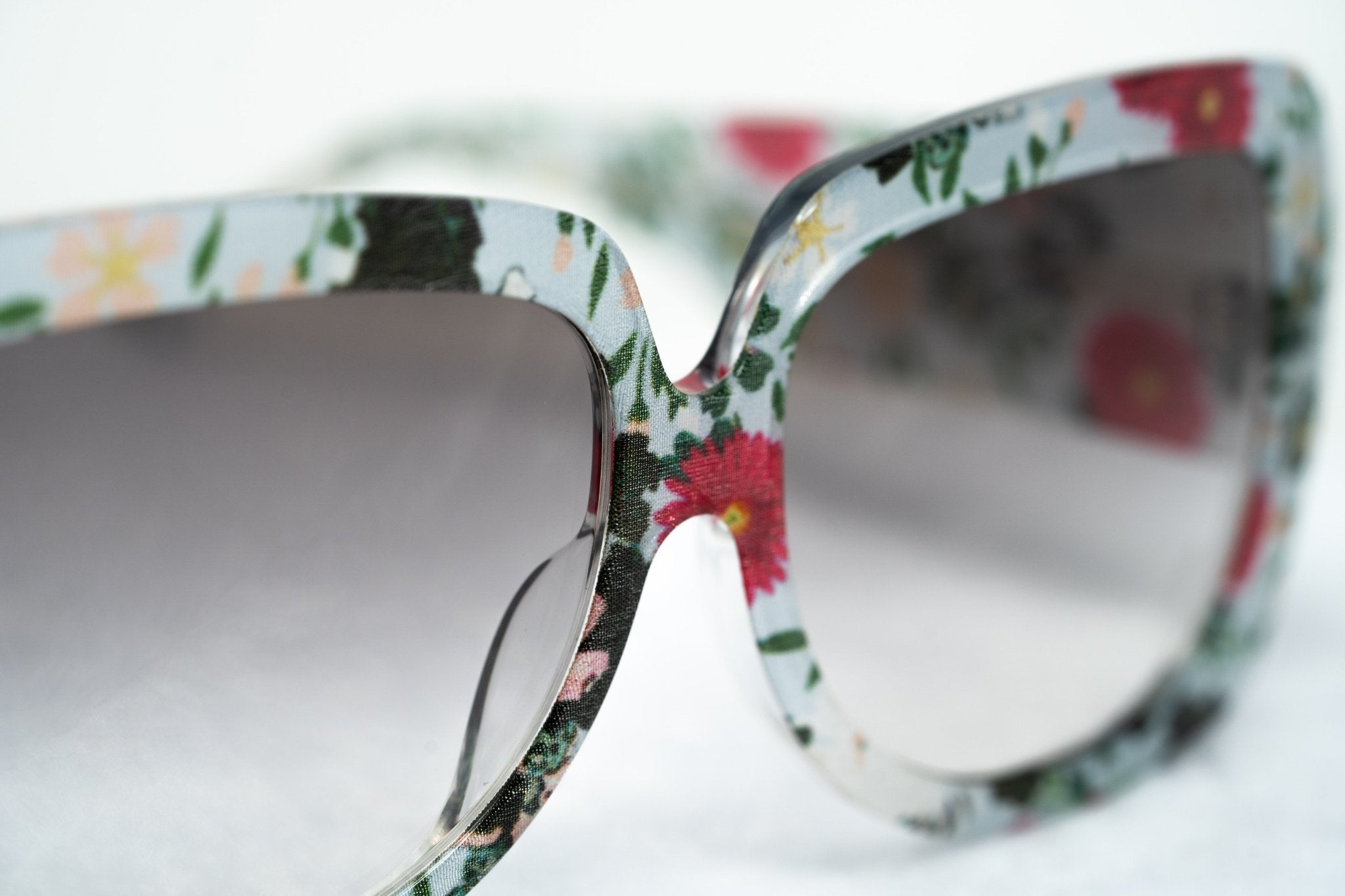 Erdem Sunglasses Oversized Floral and Grey-GR8 Sunglasses