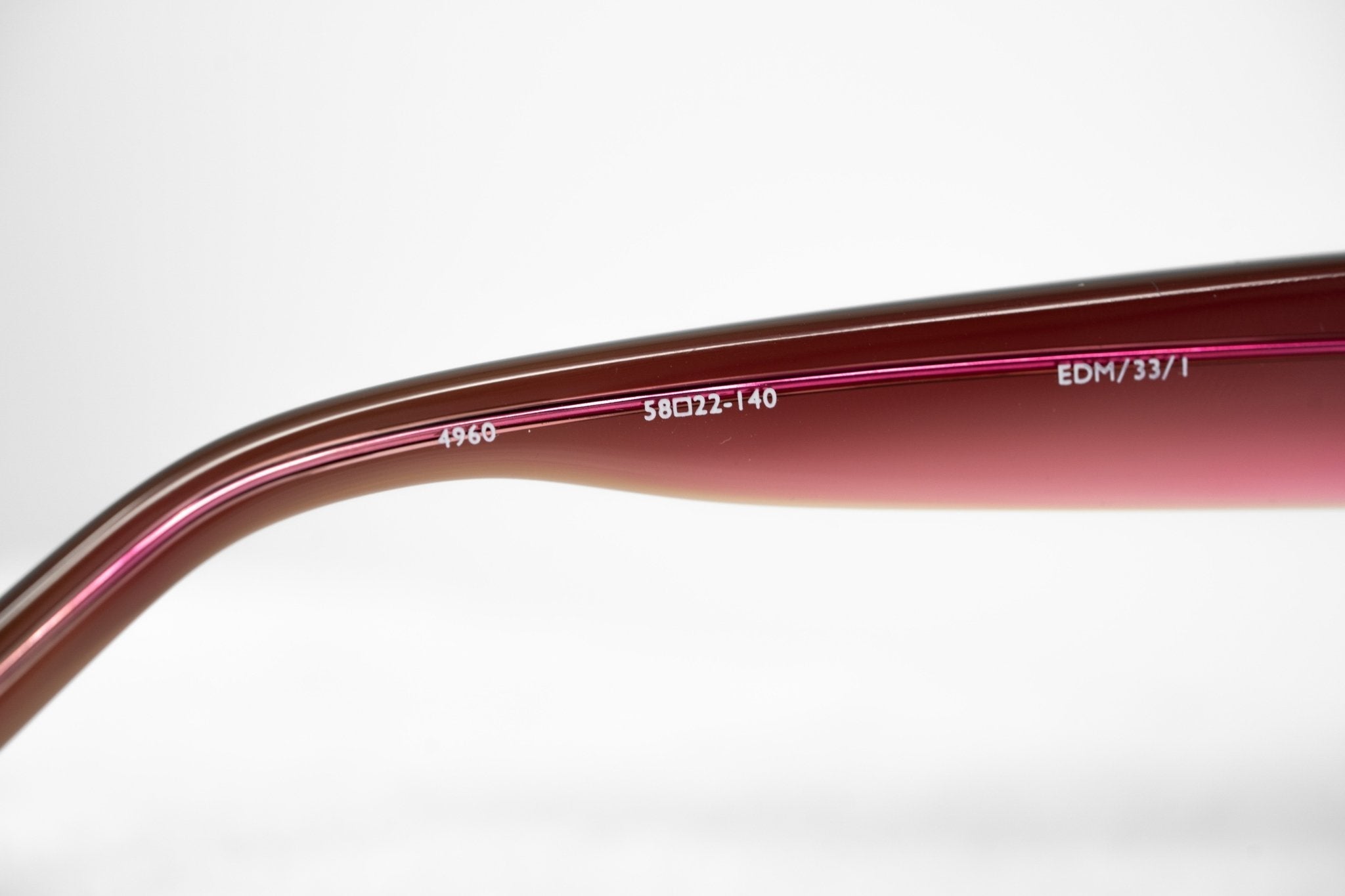 Erdem Ladies Sunglasses Oversized Purple Gold and Brown EDM33C1SUN-GR8 Sunglasses