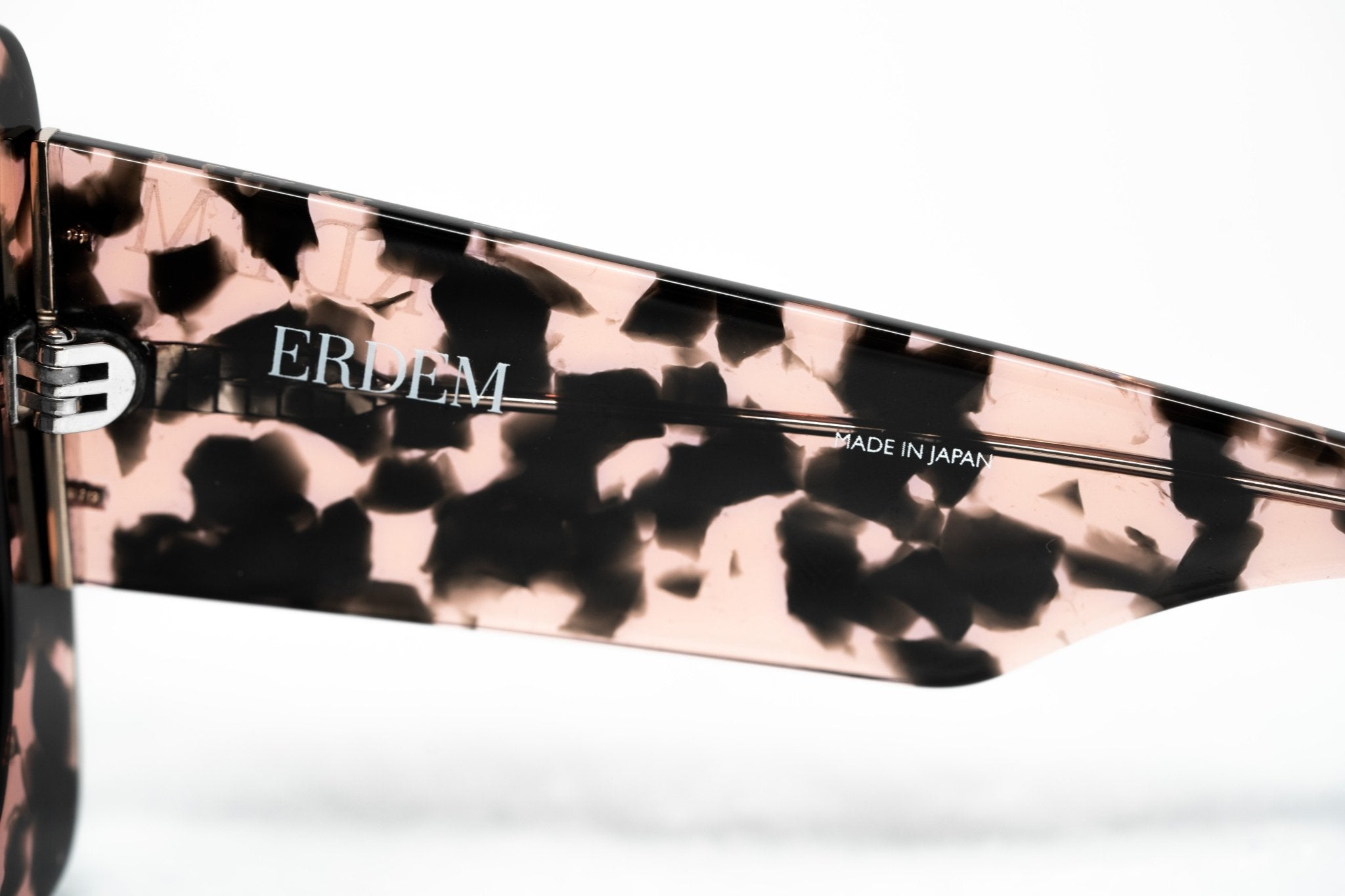 Erdem Sunglasses Oversized Pink Tortoise Shell and Grey-GR8 Sunglasses