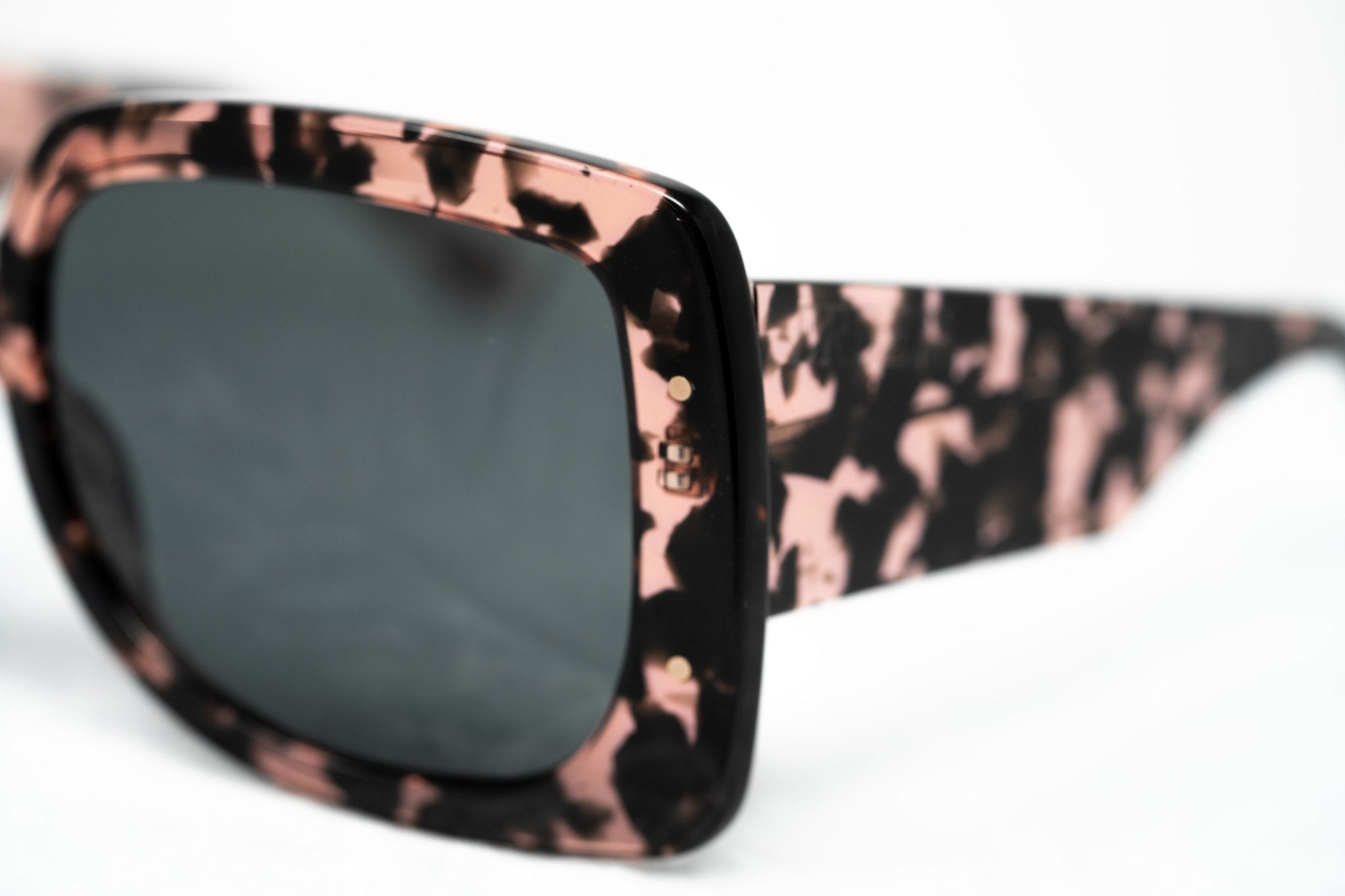 Erdem Sunglasses Oversized Pink Tortoise Shell and Grey-GR8 Sunglasses