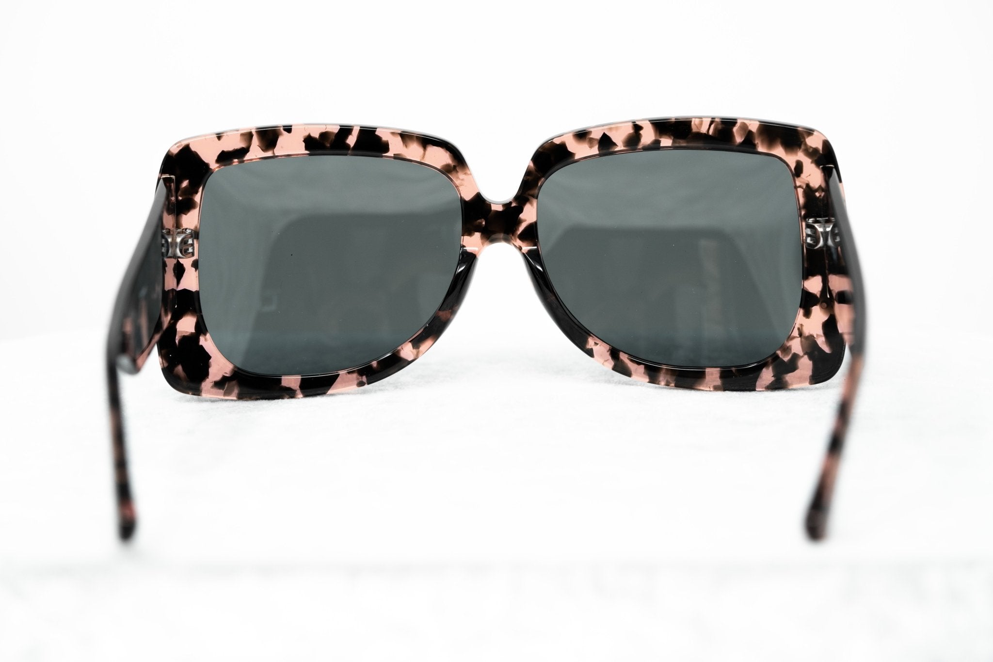 Erdem Sunglasses Oversized Pink Tortoise Shell and Grey-GR8 Sunglasses