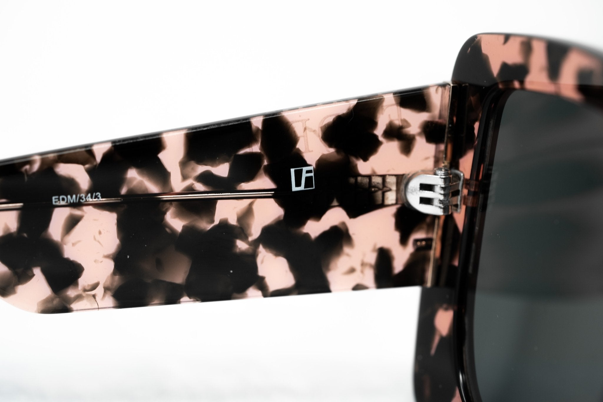 Erdem Sunglasses Oversized Pink Tortoise Shell and Grey-GR8 Sunglasses