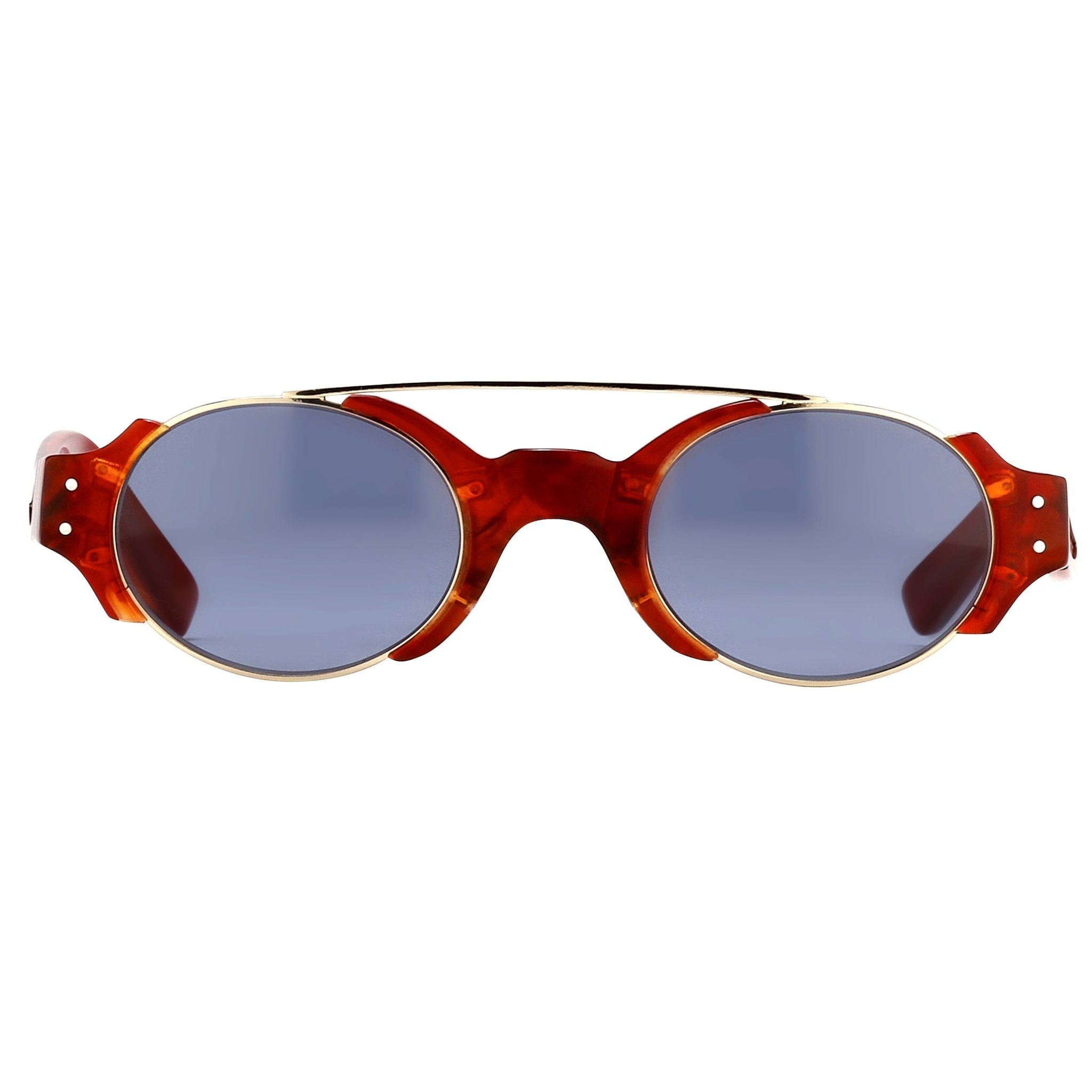 Erdem Sunglasses Red Marble and Blue EDM8C4SUN-GR8 Sunglasses