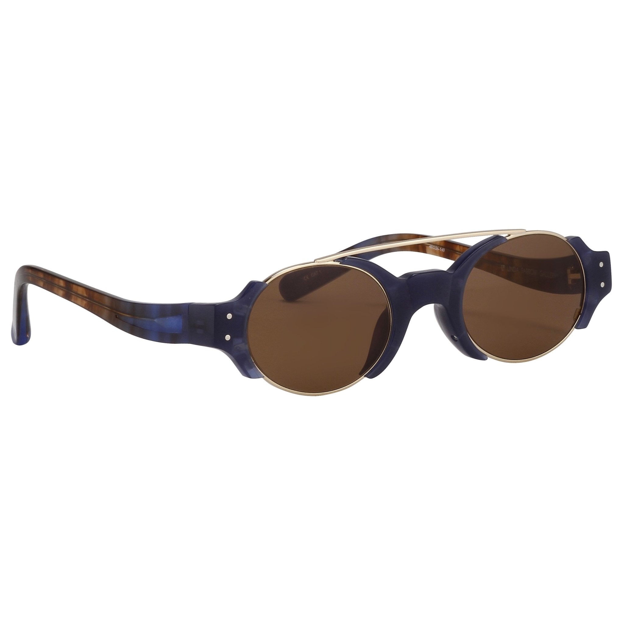 Erdem Sunglasses Royal Blue and Brown-GR8 Sunglasses
