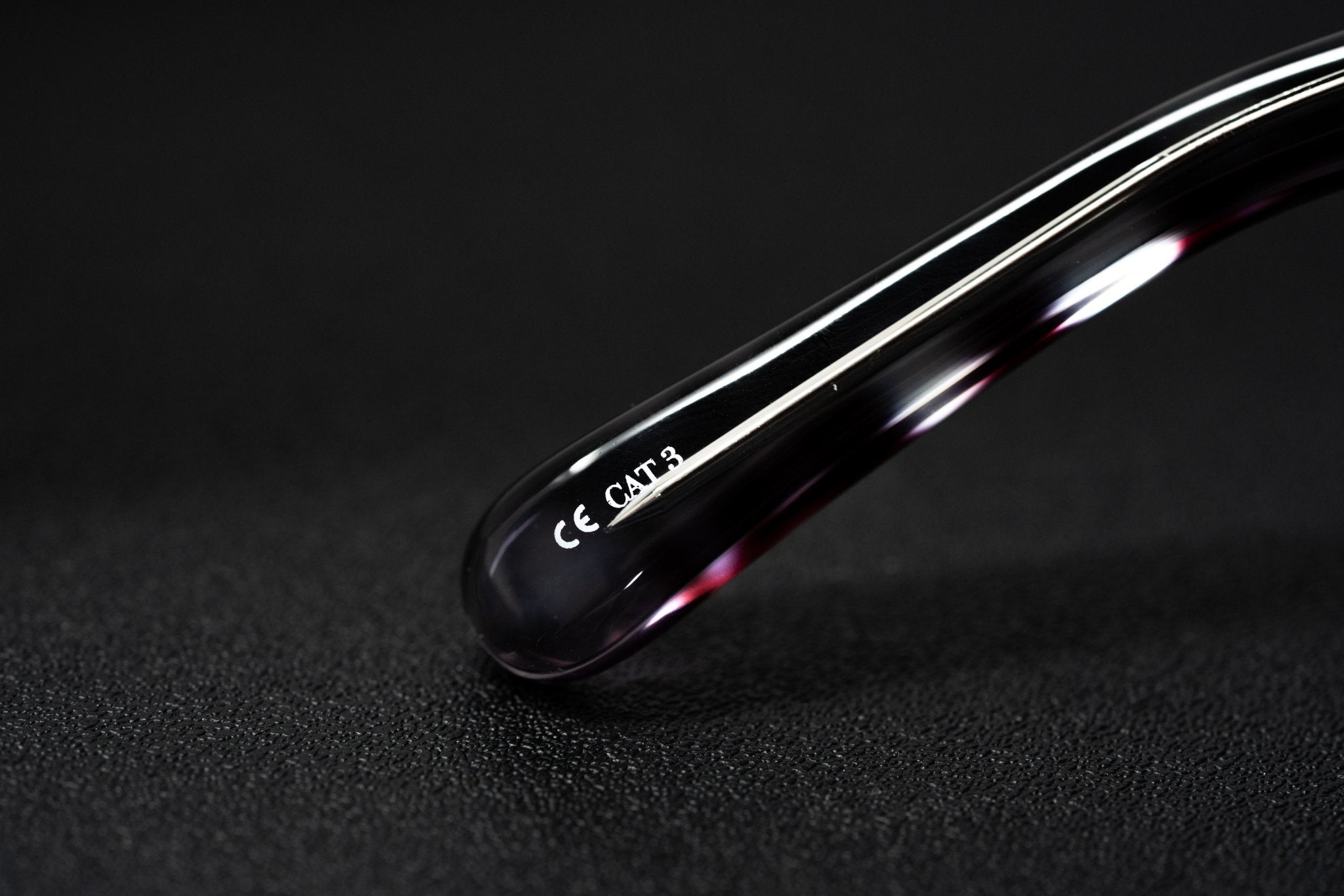 Erdem Sunglasses Black Purple Stingray Pattern and Grey-GR8 Sunglasses