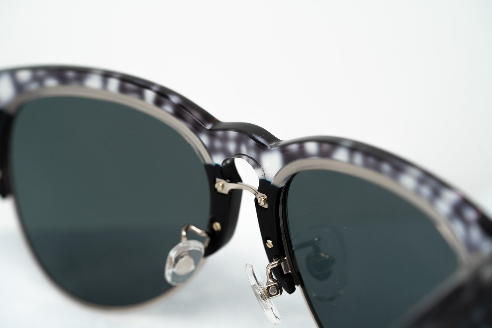 Erdem Sunglasses Black Purple Stingray Pattern and Grey-GR8 Sunglasses