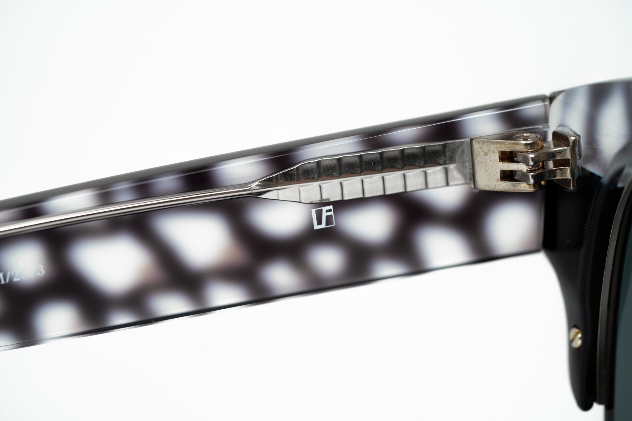 Erdem Sunglasses Black Purple Stingray Pattern and Grey-GR8 Sunglasses