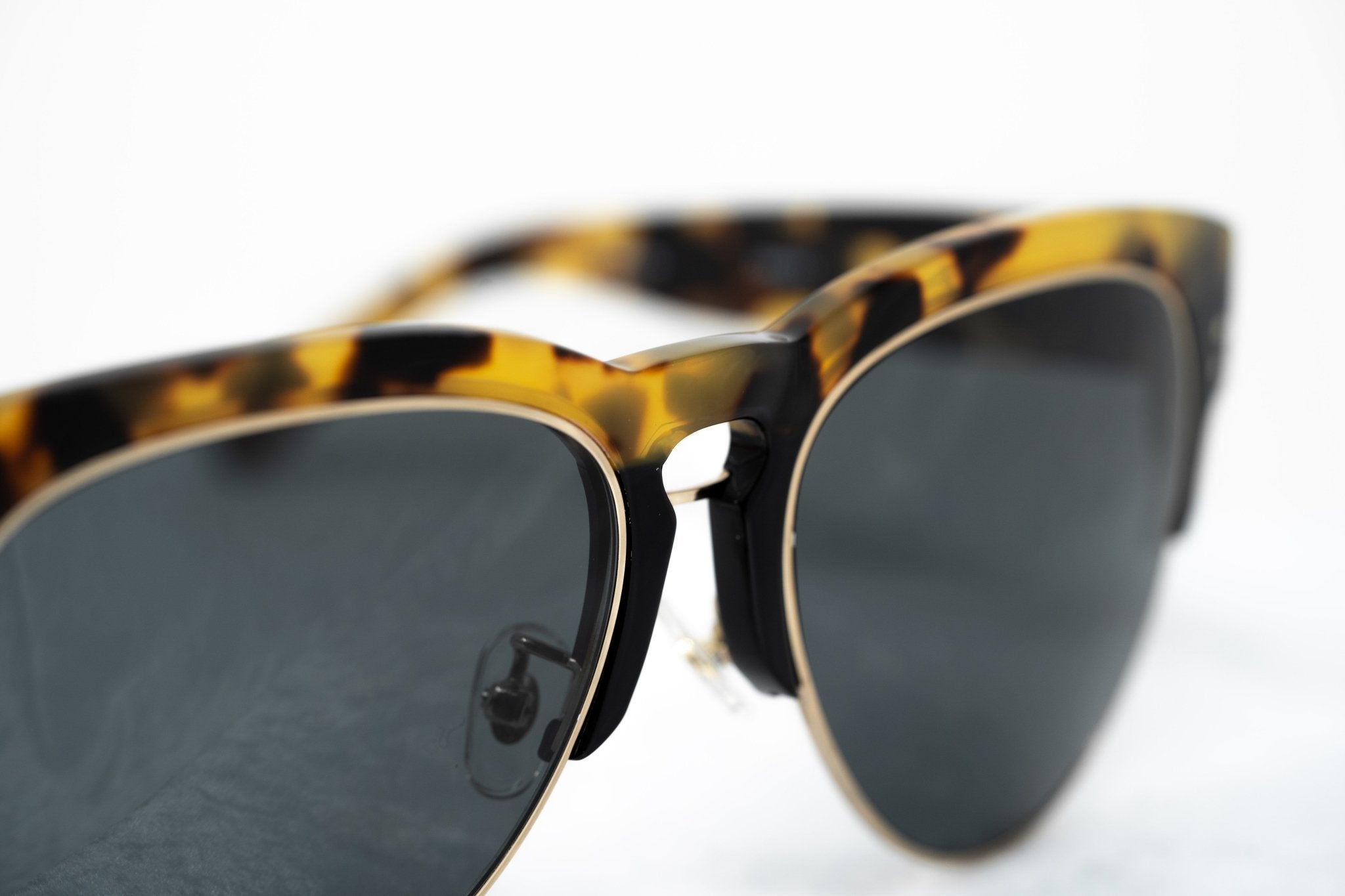 Erdem Sunglasses Black Gold Tortoise Shell and Grey-GR8 Sunglasses