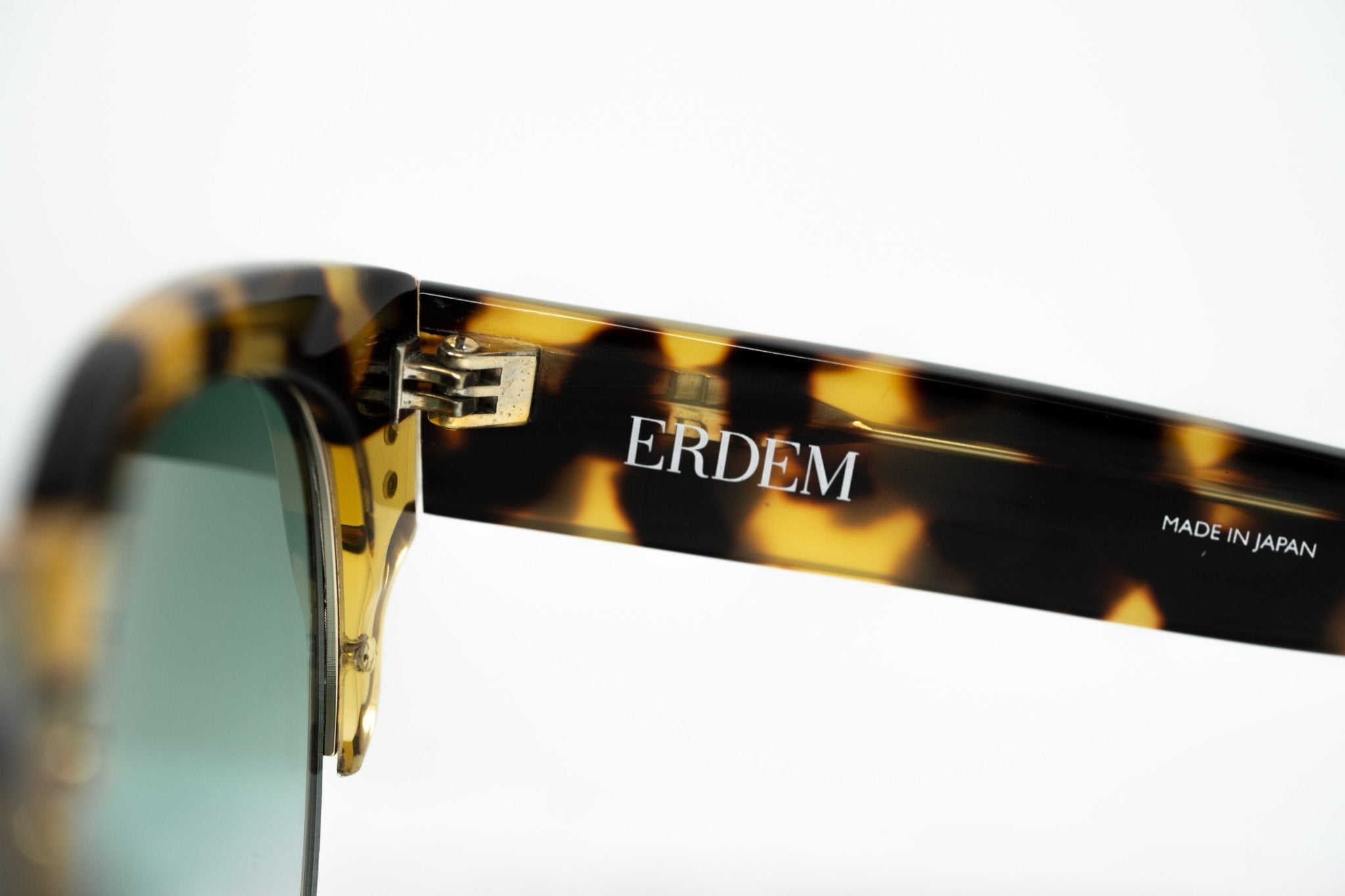 Erdem Sunglasses Gold Tortoise Shell and Green-GR8 Sunglasses