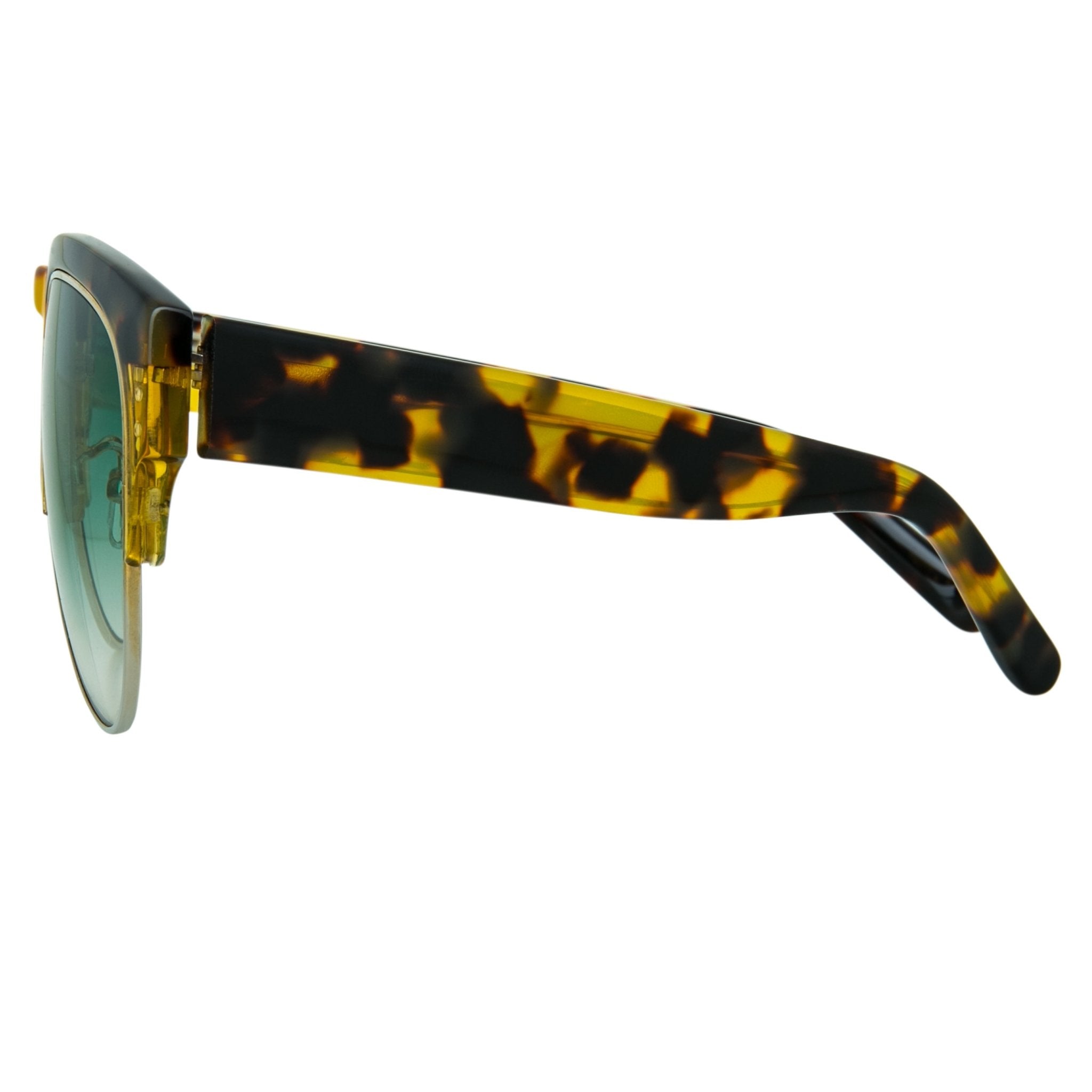 Erdem Sunglasses Gold Tortoise Shell and Green-GR8 Sunglasses