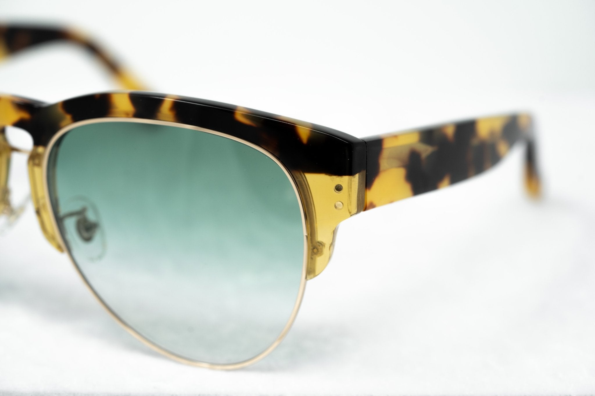 Erdem Sunglasses Gold Tortoise Shell and Green-GR8 Sunglasses