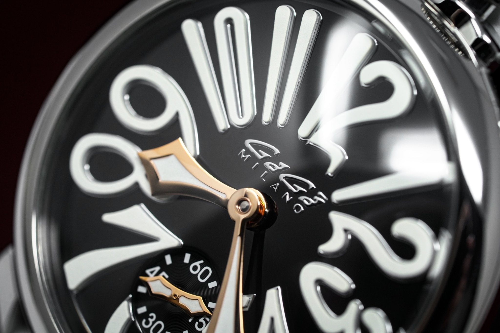 GaGà Milano Watch Hand Winding Manuale 48MM White Rose Gold-GR8 Sunglasses