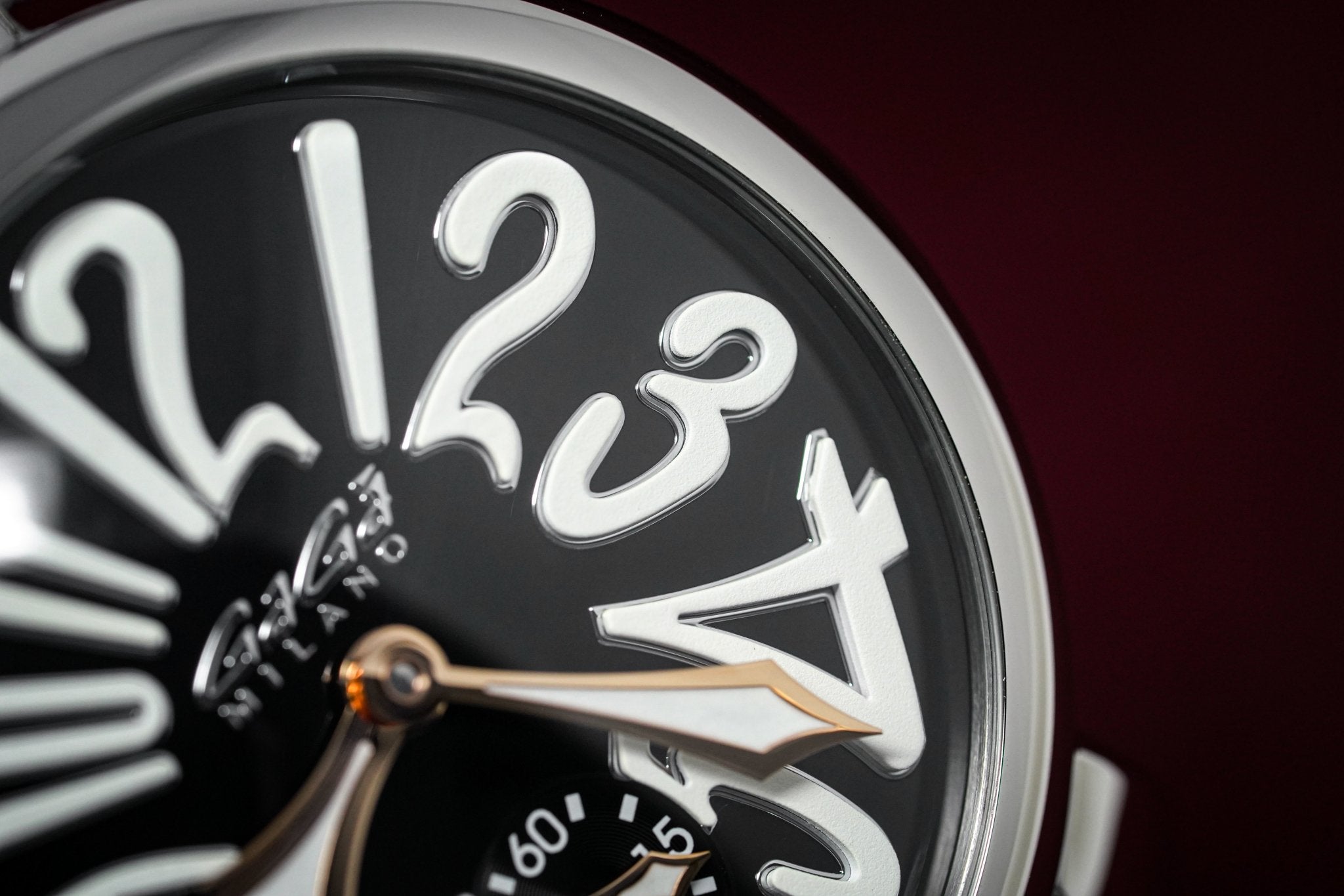 GaGà Milano Watch Hand Winding Manuale 48MM White Rose Gold-GR8 Sunglasses