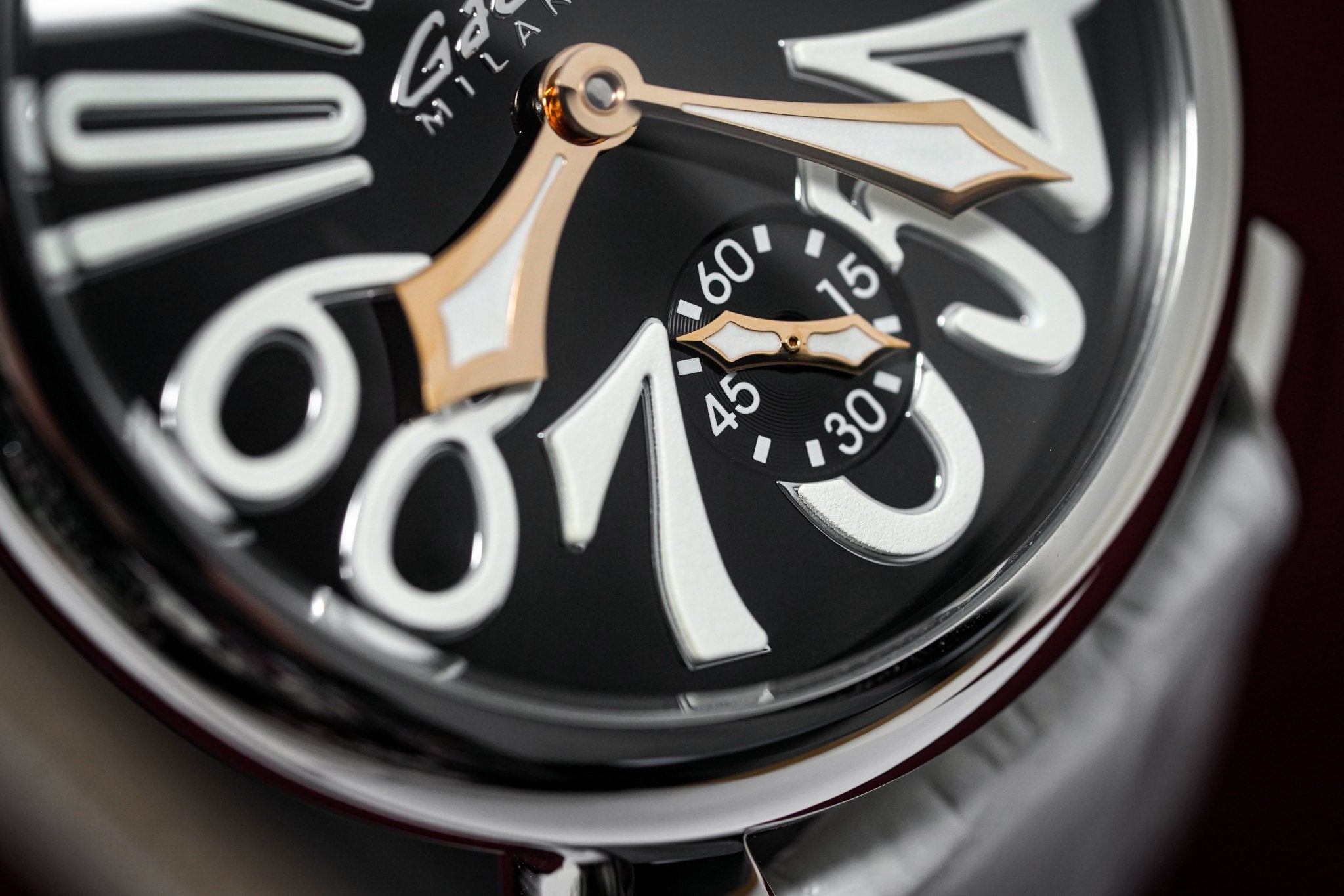 GaGà Milano Watch Hand Winding Manuale 48MM White Rose Gold-GR8 Sunglasses