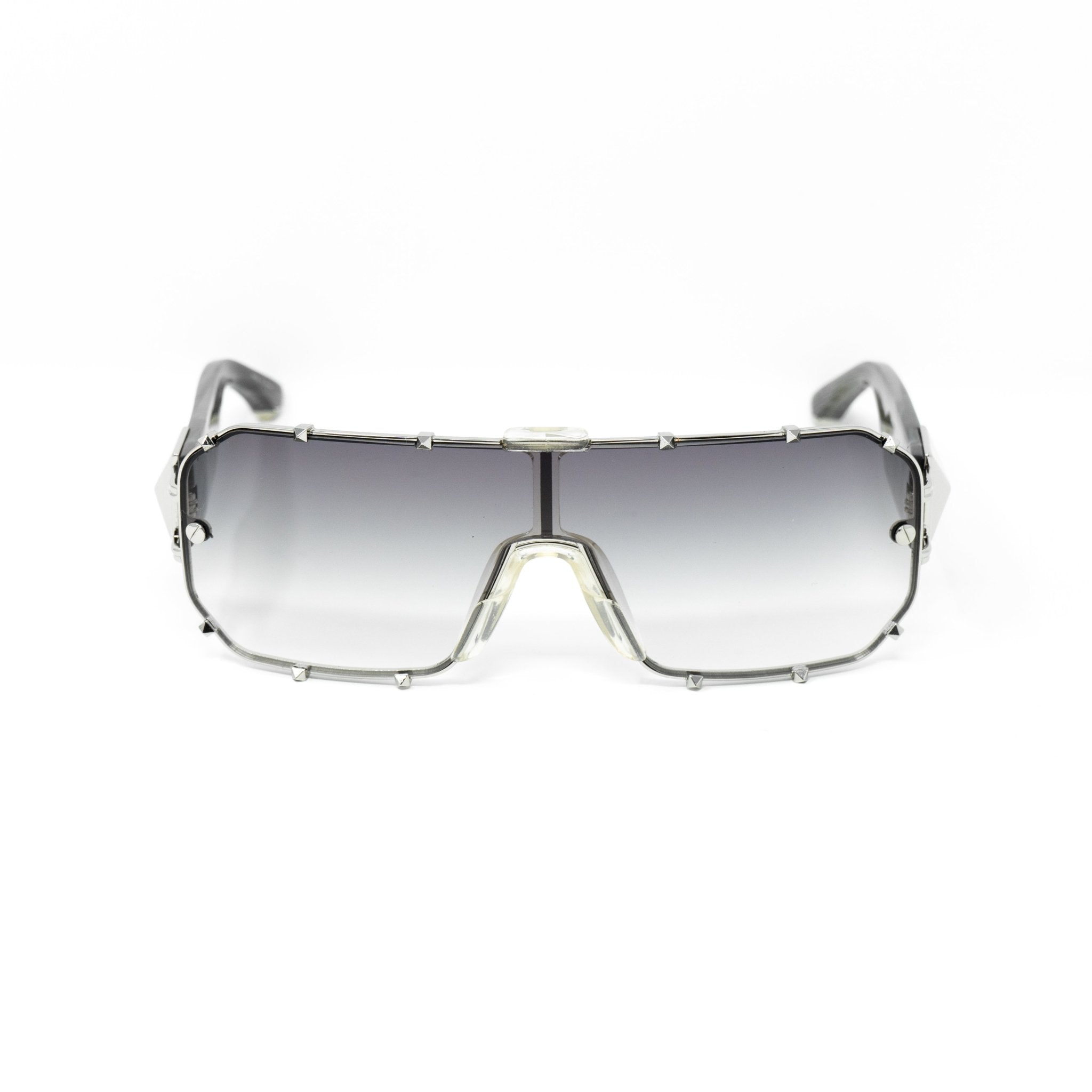 Giles Deacon Sunglasses Shield Silver and Grey-GR8 Sunglasses